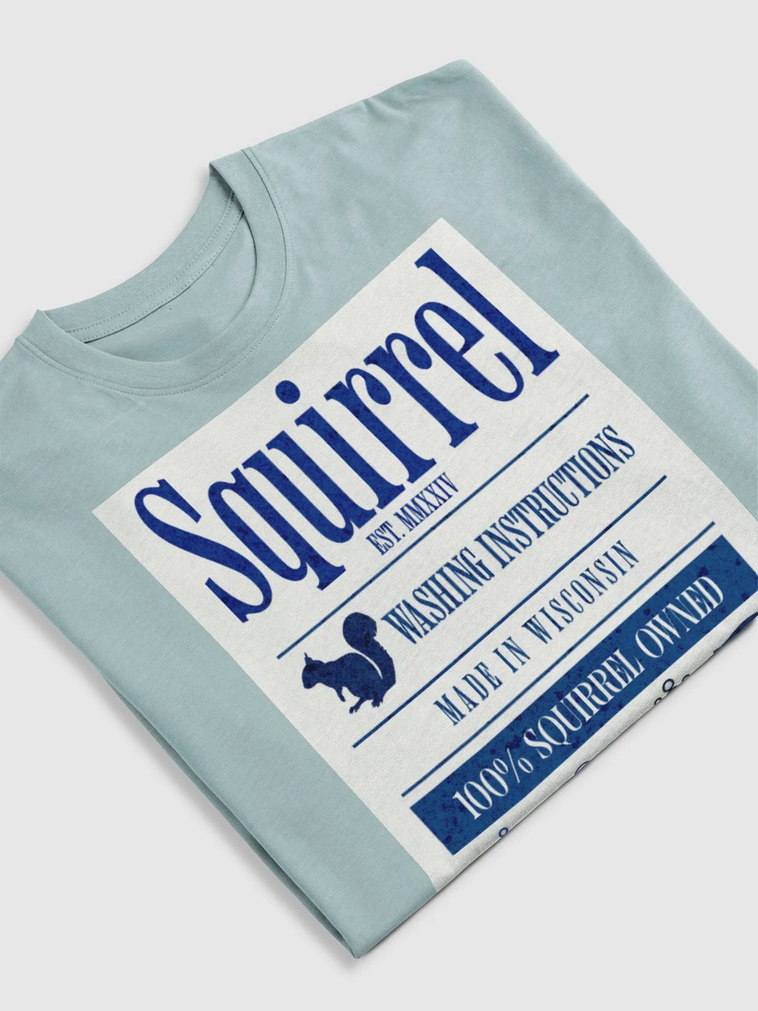 Squirrel Washing Instructions Logo Tee product image (30)