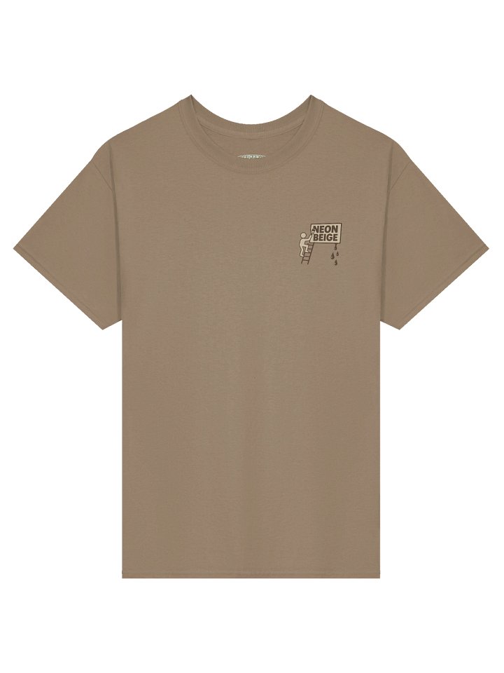 Neon Beige Pocket Tee (Brown Tee) product image (1)