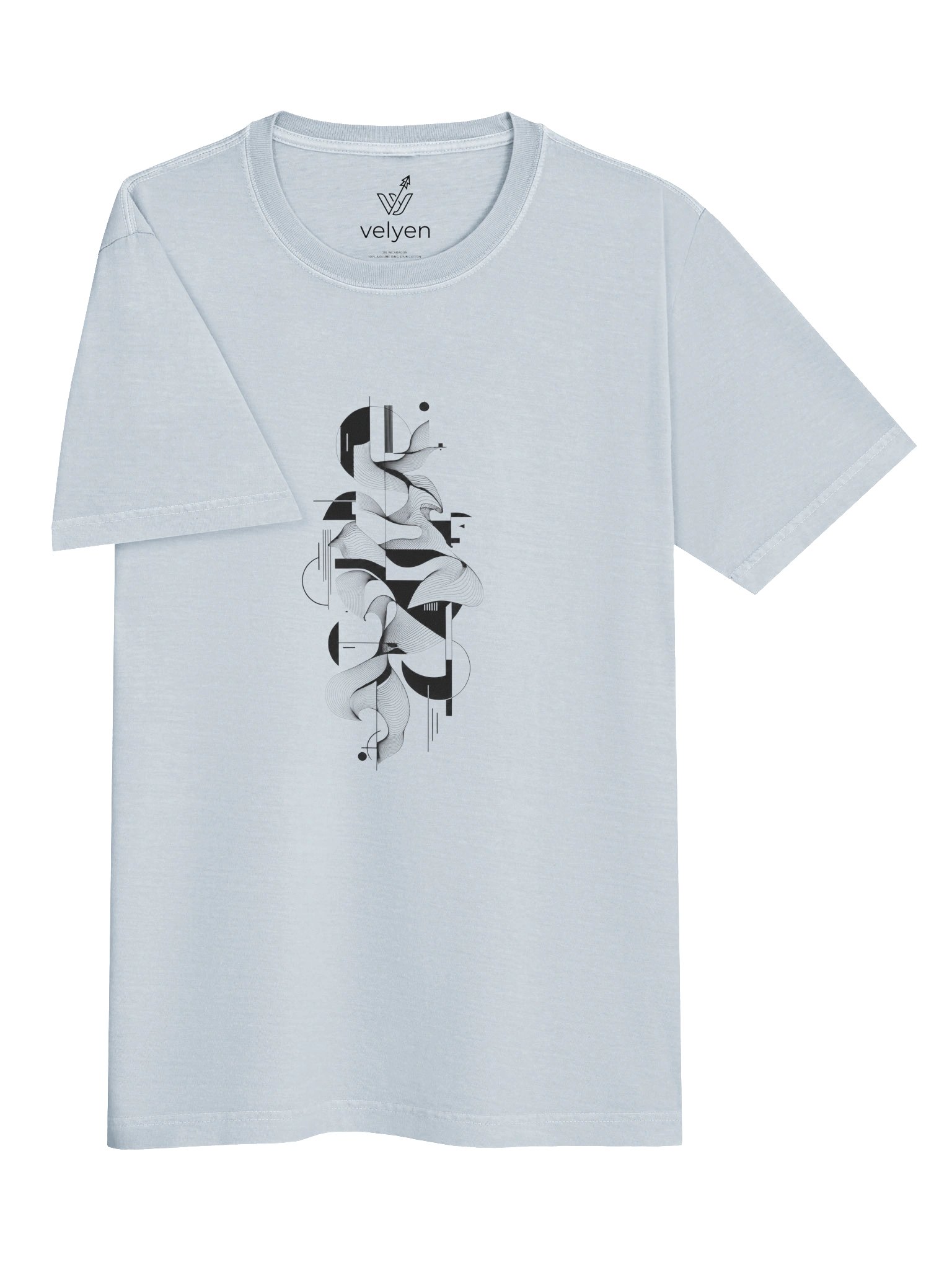 Velyen Sculpted Lines Unisex Heavyweight Tee product image (3)