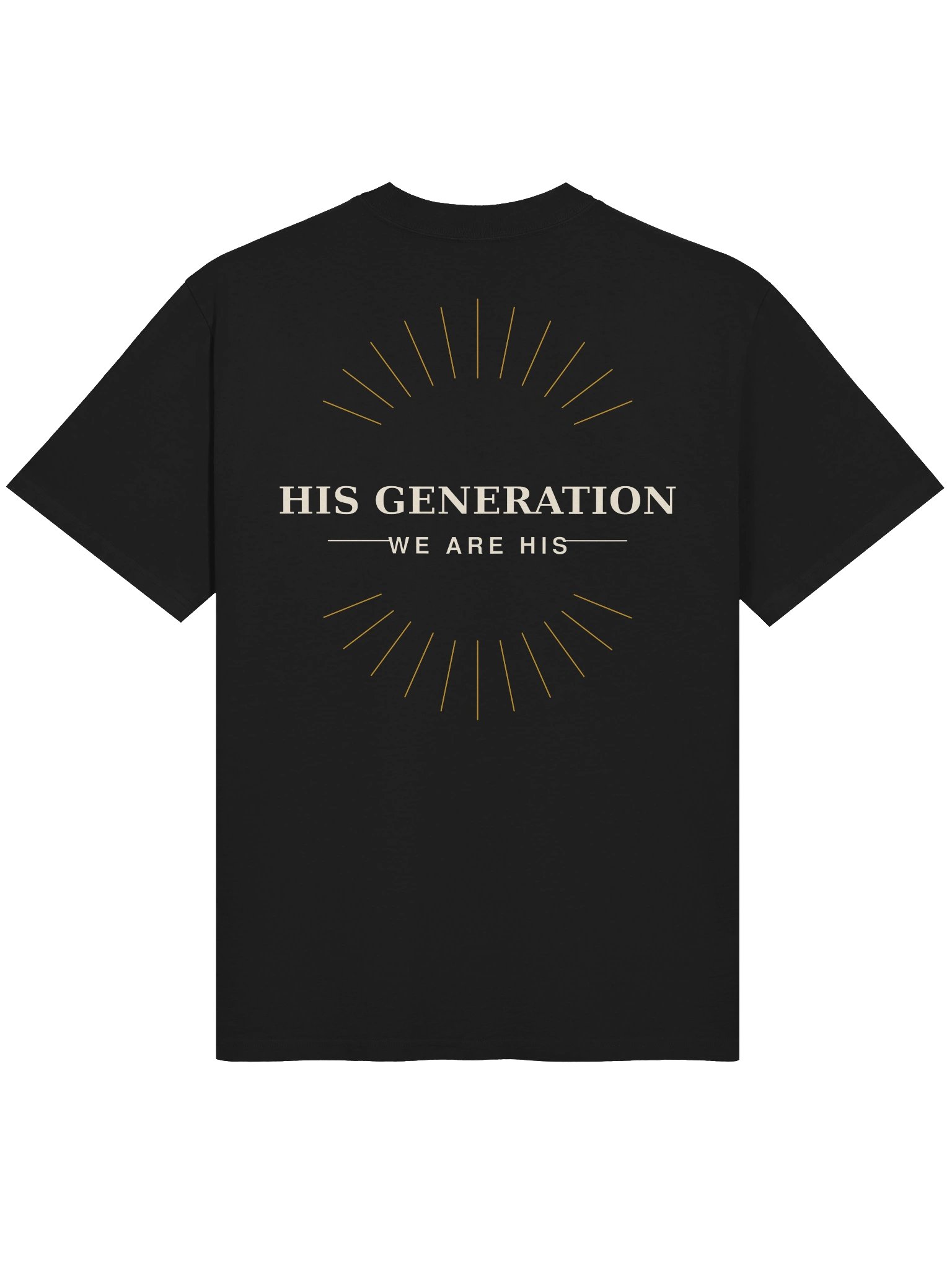 His Generation “We Are His” Heavyweight Tee — Faded Black product image (2)