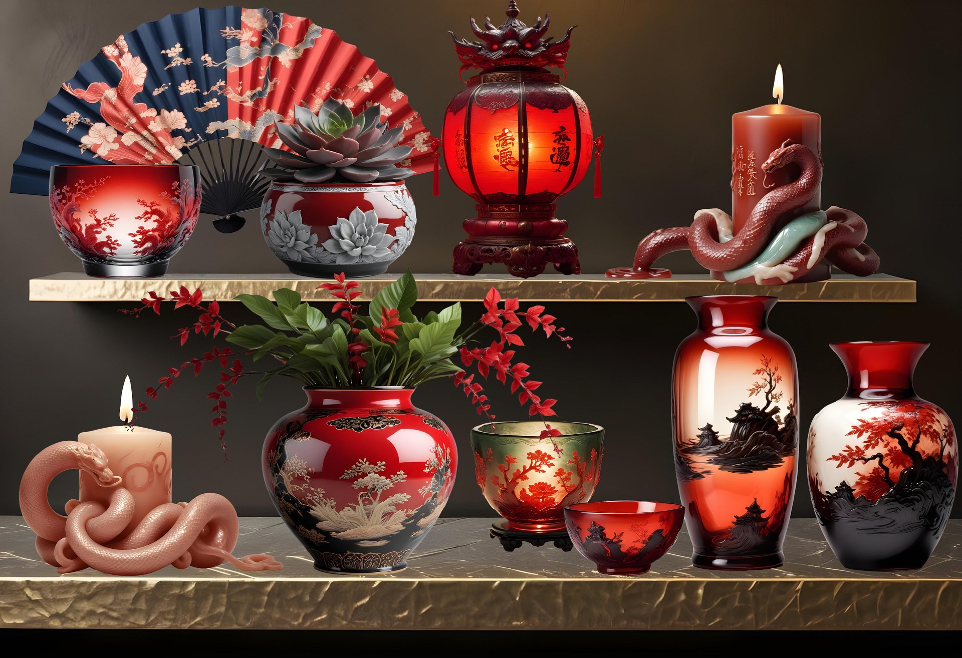 Chinese New Year Decoration Pack – 50 Objects, PNG product image (2)