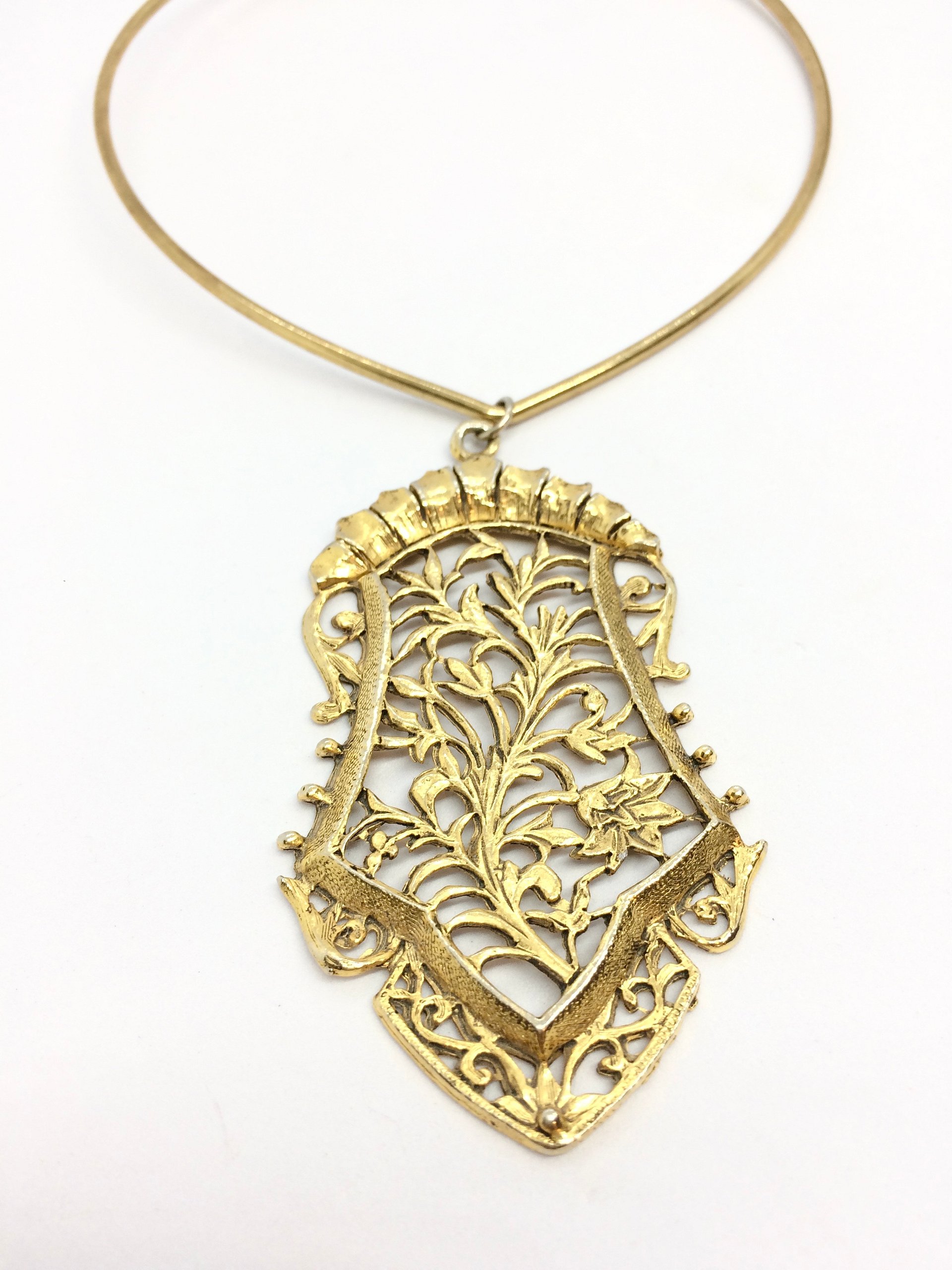 Etruscan Garden Torque Necklace product image (5)