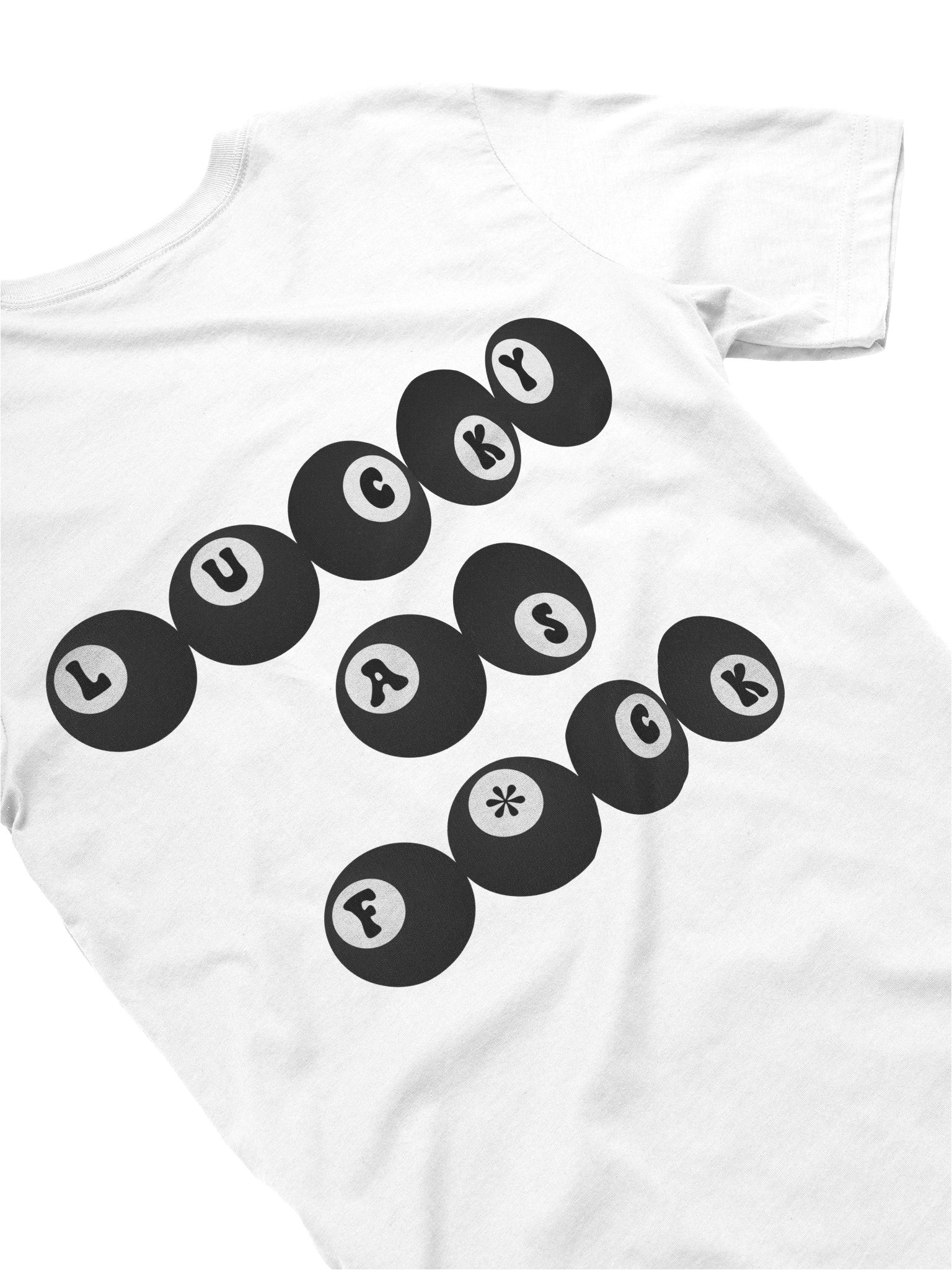 Lucky as F*ck Eight Ball Tee product image (4)