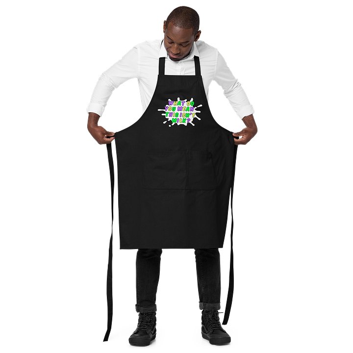 JizzyBits Apron (This Isn't Milk? Question version) product image (2)