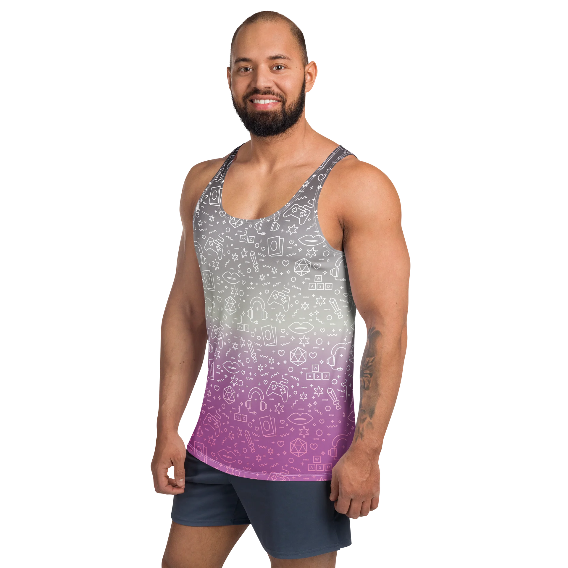 Asexual Tank 🖤🩶🤍💜 product image (2)