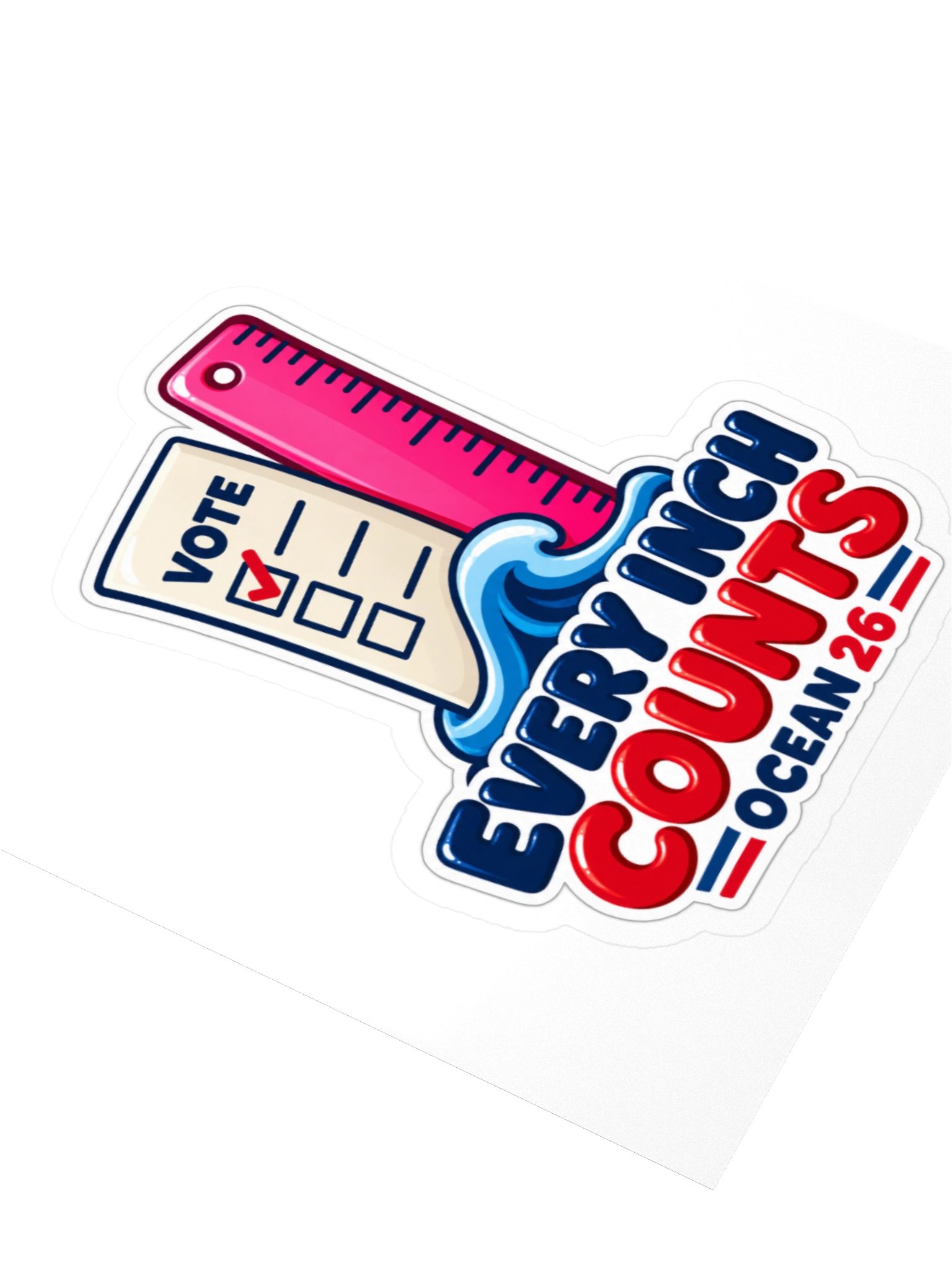 Every Inch Counts Sticker product image (7)