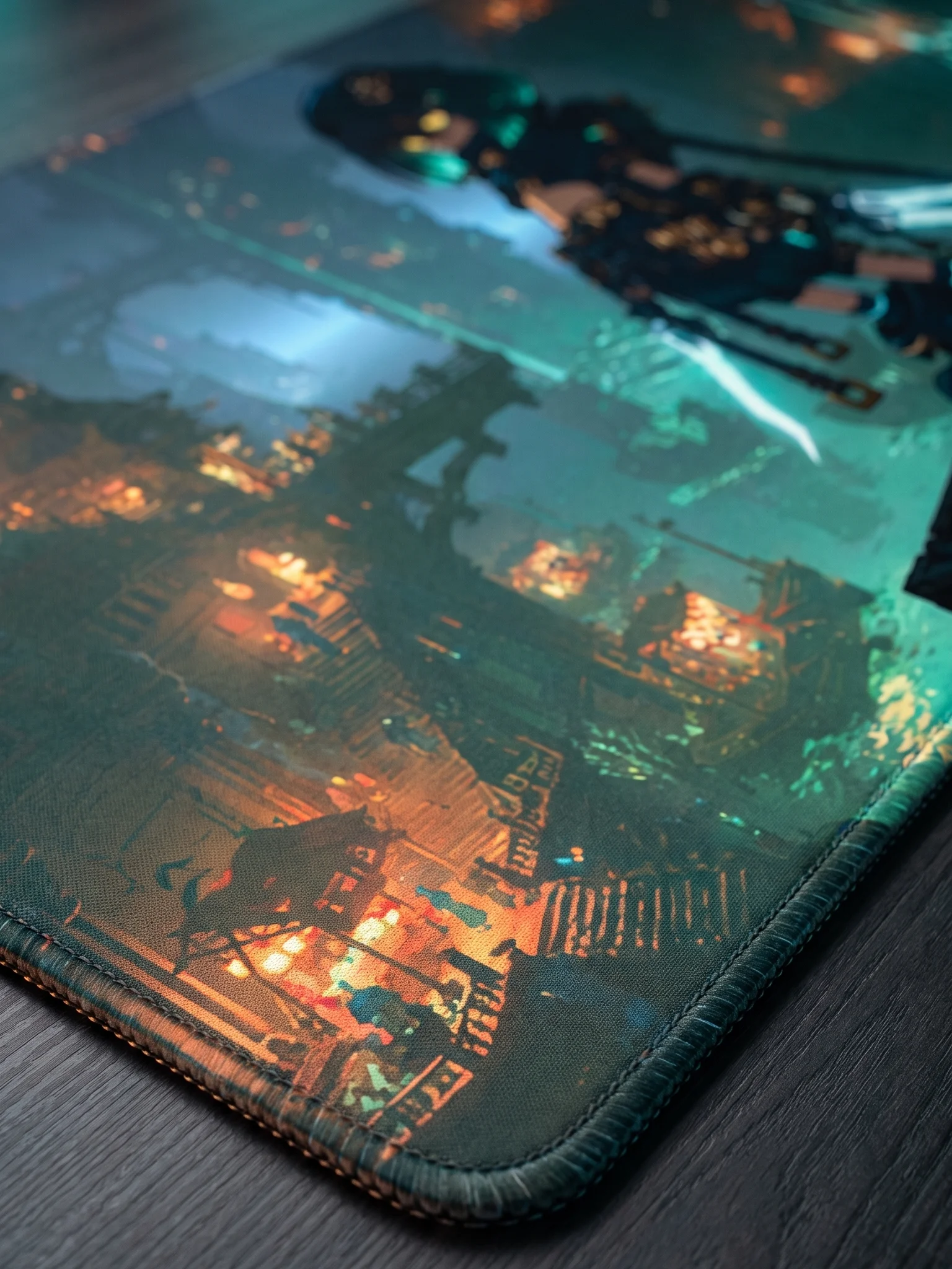 Abyssal Tides × Shadow Diver | XL Gaming Desk Mat product image (2)