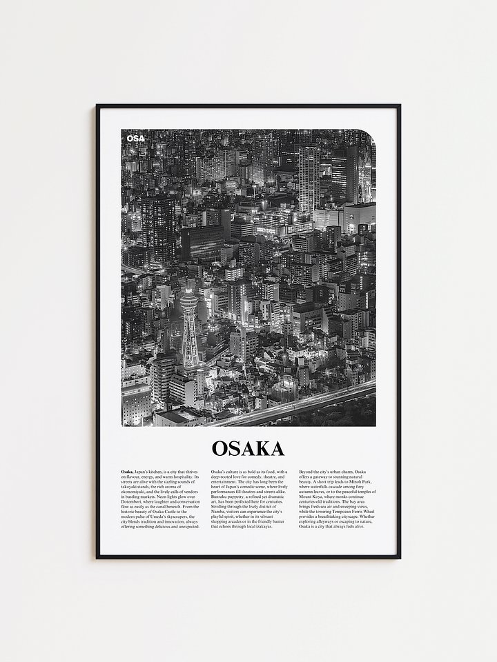 Osaka 02 Newspaper Poster product image (1)