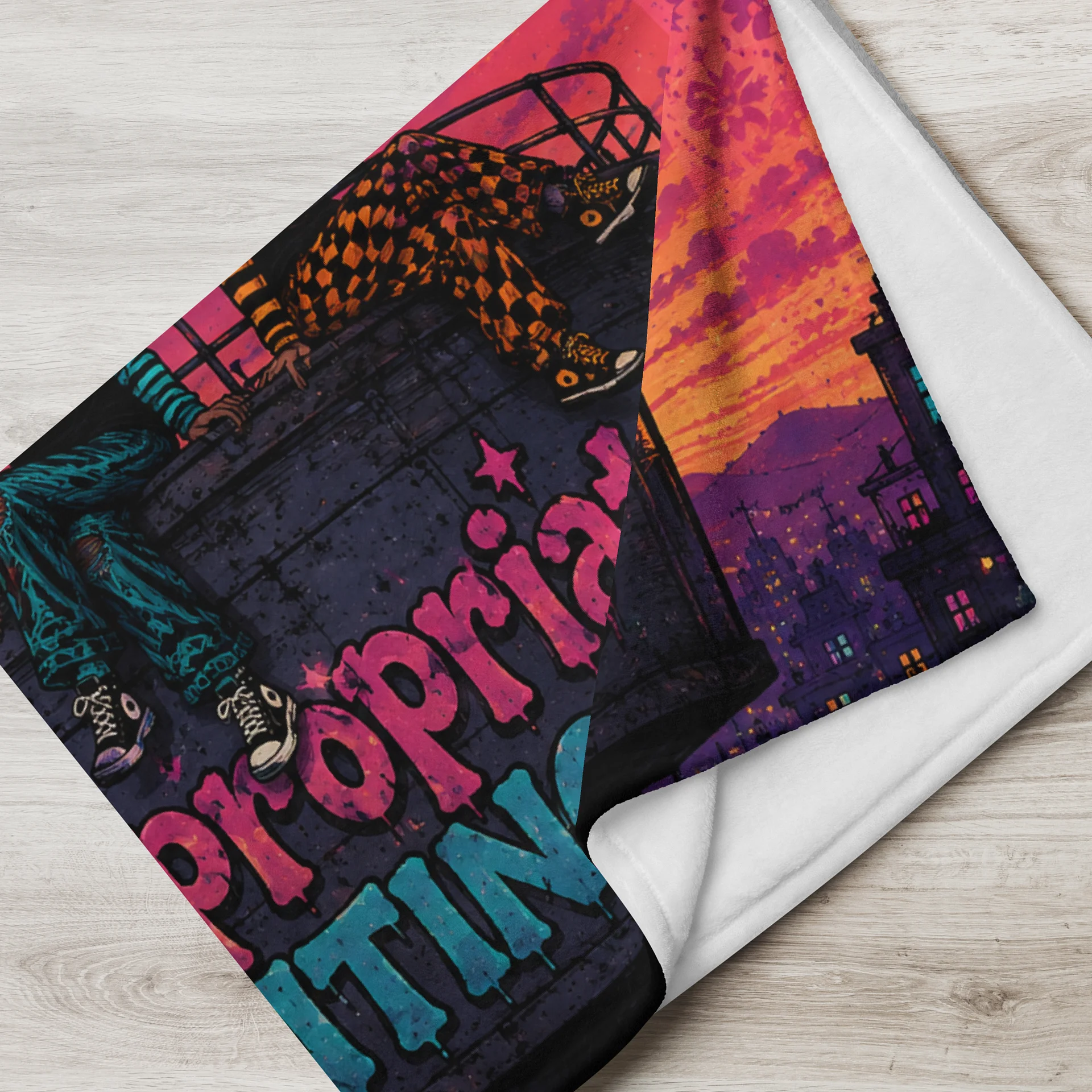 Inappropriate Rantings Spaced Out Friends Throw product image (7)