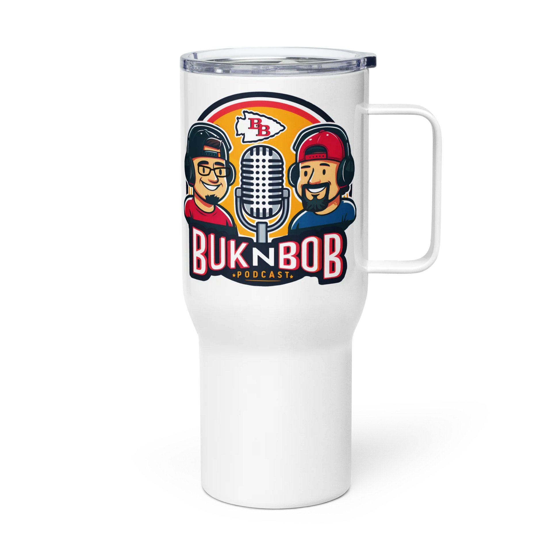 Buk N Bob Football Podcast Travel Mug product image (4)