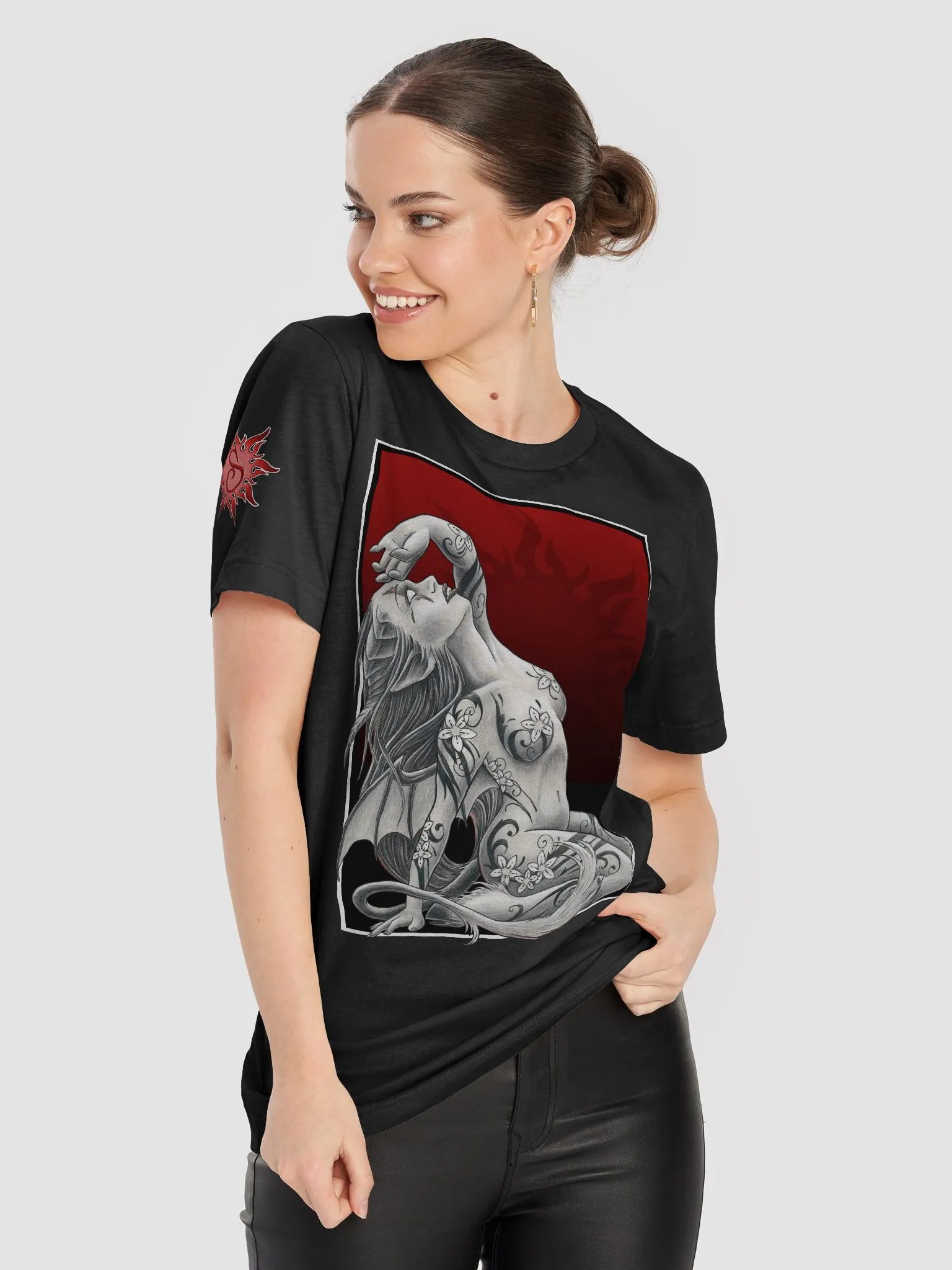 Succubus - SharpTattoos @ Strega Rose Tattoo Arts Supersoft Tee product image (28)