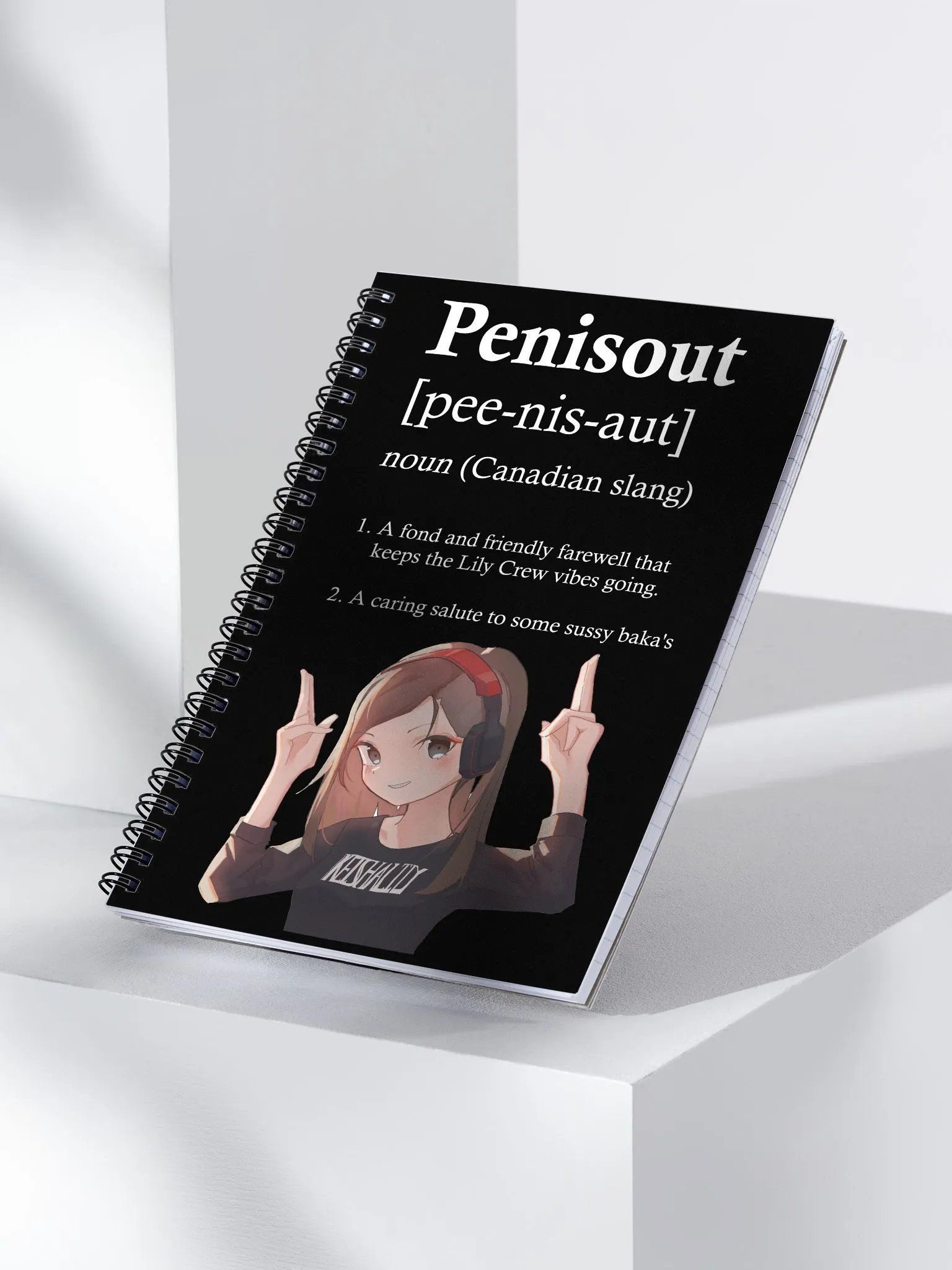 Keisha Out~ Spiral Notebook by Print Sublimation product image (4)