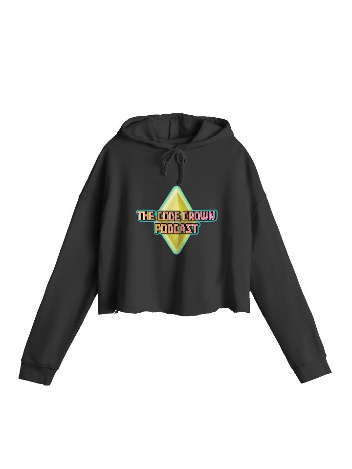 The Code Crown Lightweight Crop Hoodie product image (1)