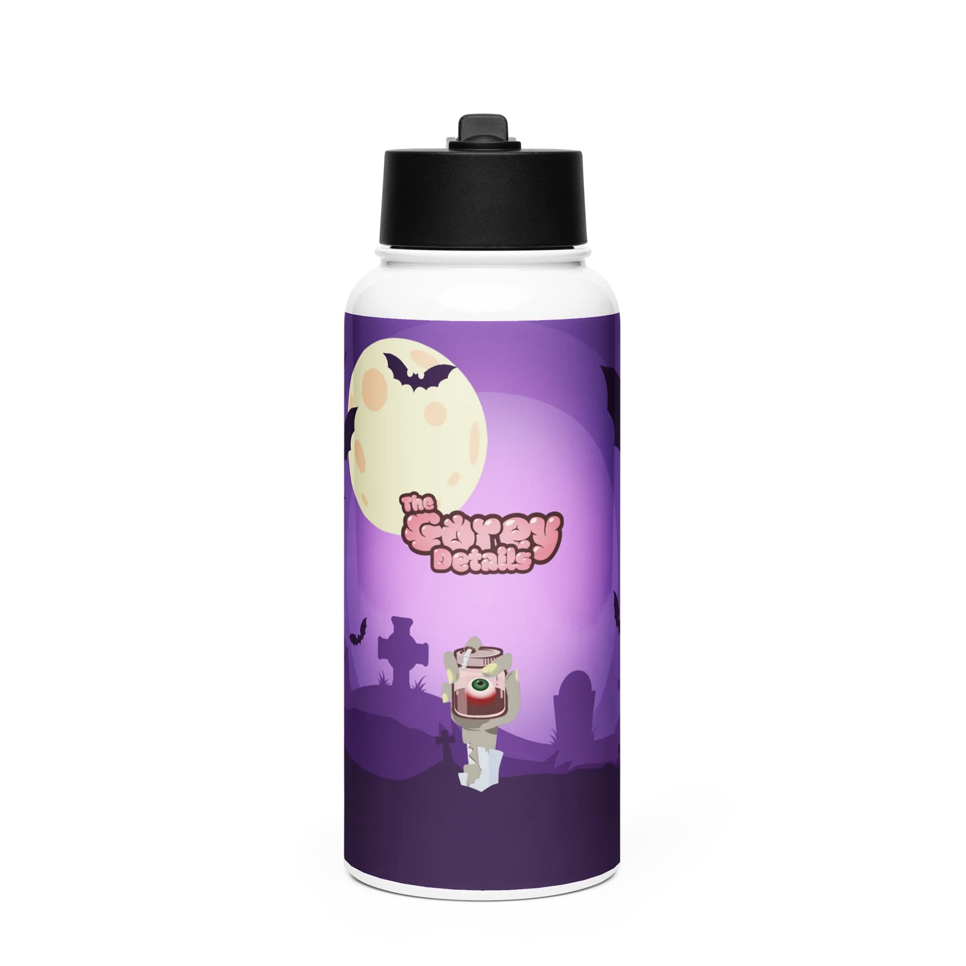 Stainless Steel Water Bottle with a Straw Lid product image (1)