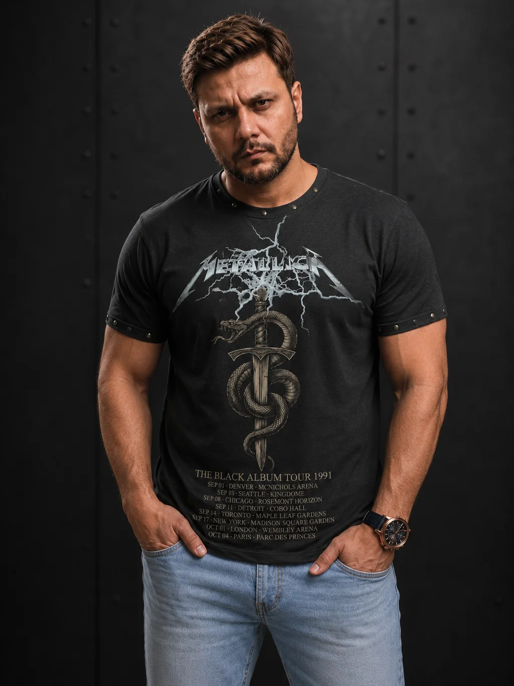 Metallica Black Album Tour 1991 Vintage product image (1)