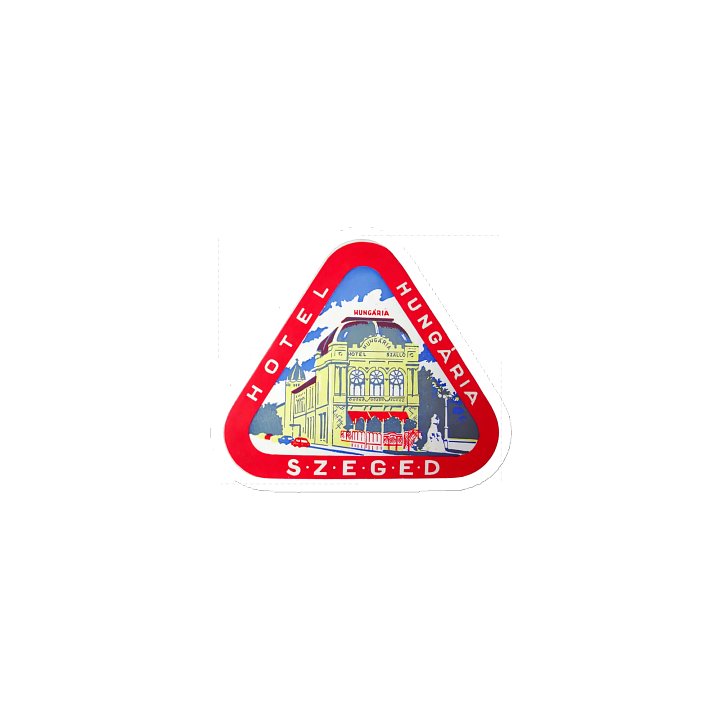 Hotel Hungaria Magnet-Red product image (1)