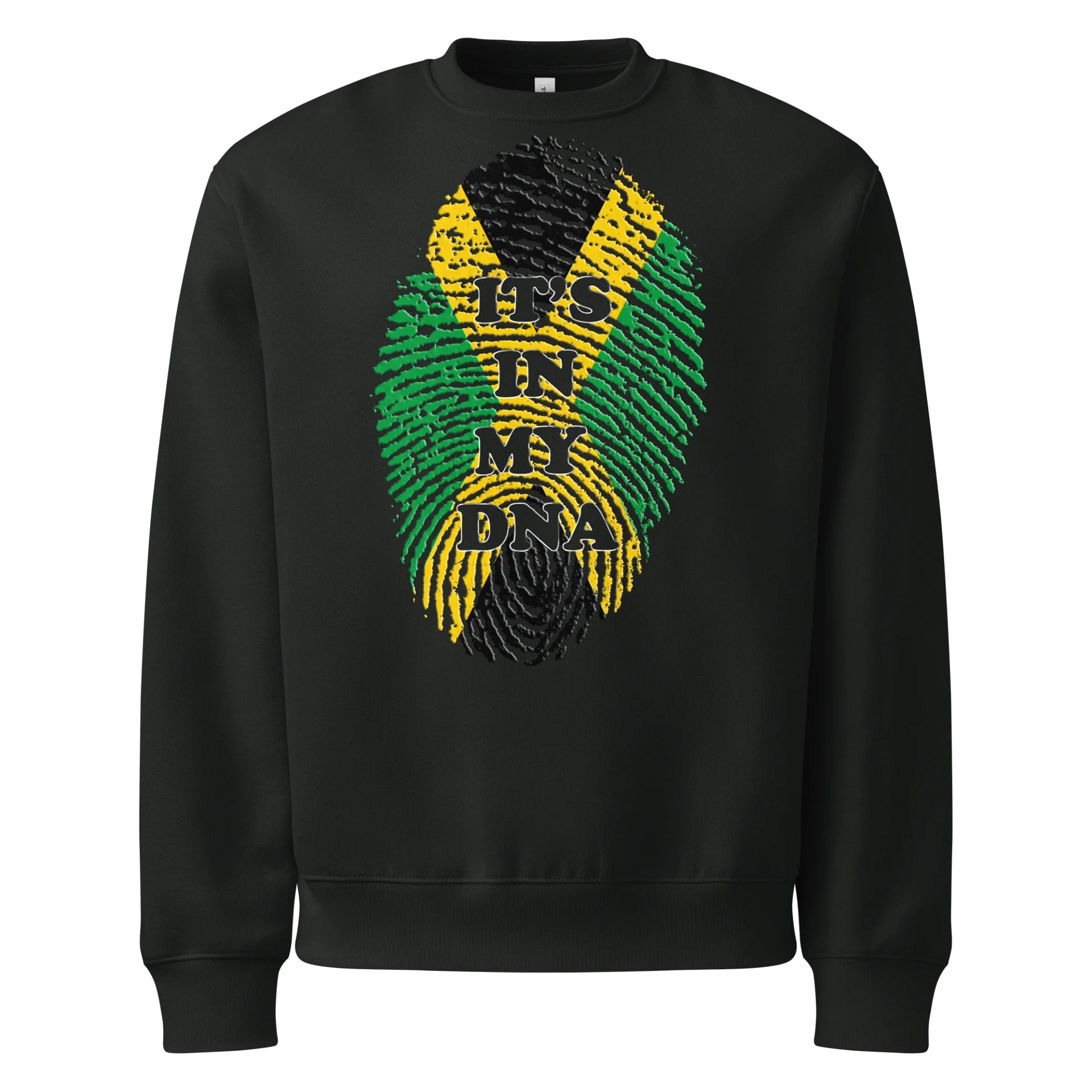 Jamaican Flag Fingerprint Unisex Sweatshirt product image (1)