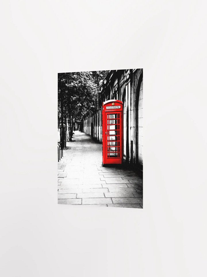 London Calling – Red British Telephone Box Studio Art Print product image (2)