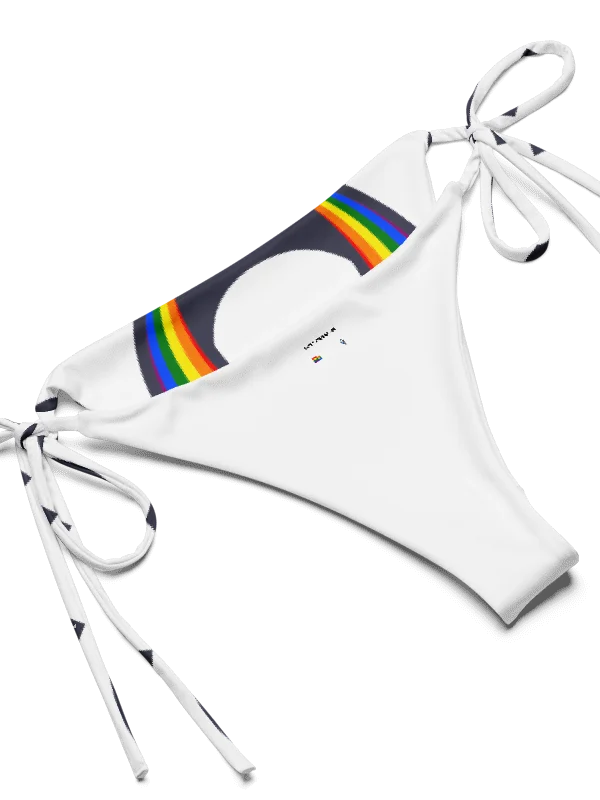 Rainbow Wave Stripe String Bikini product image (12)