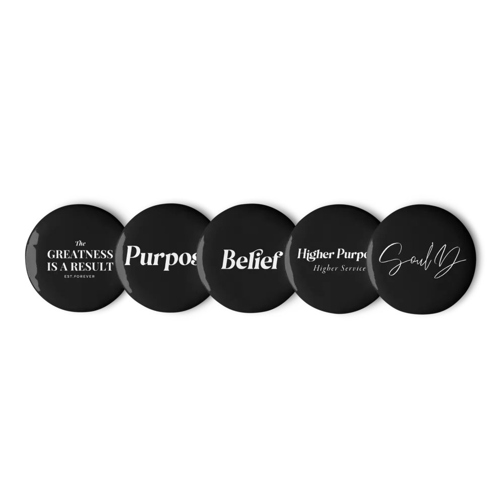 Greatness Manifest Pin Button Set product image (5)