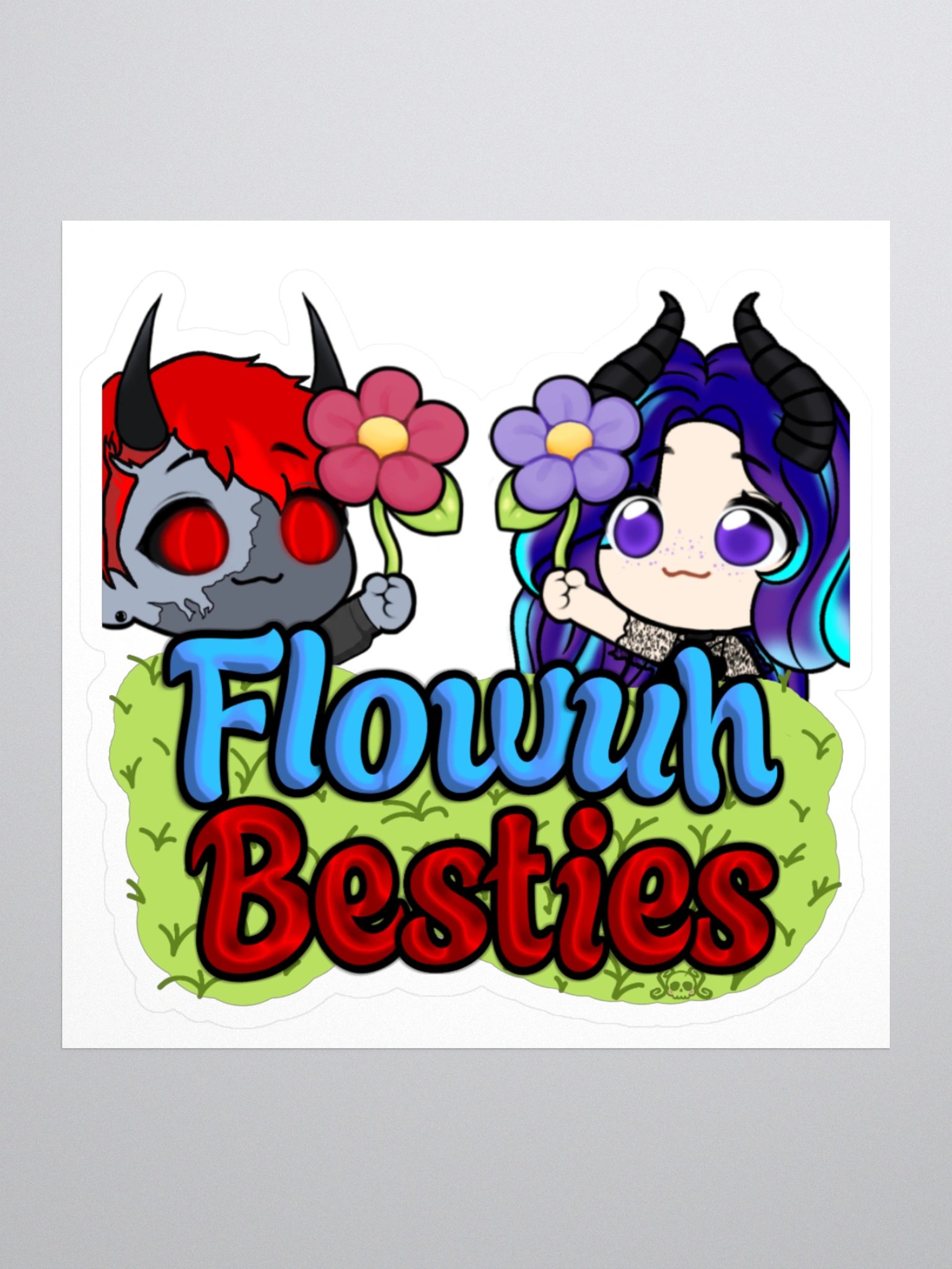 Flowuh Besties Sticker product image (1)