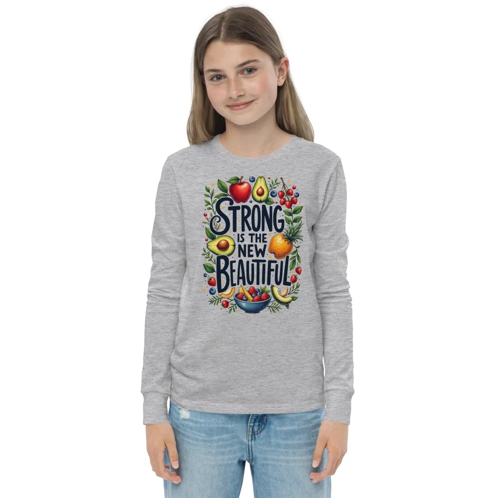 Strong is the New Beautiful Youth Long Sleeve Tee product image (2)