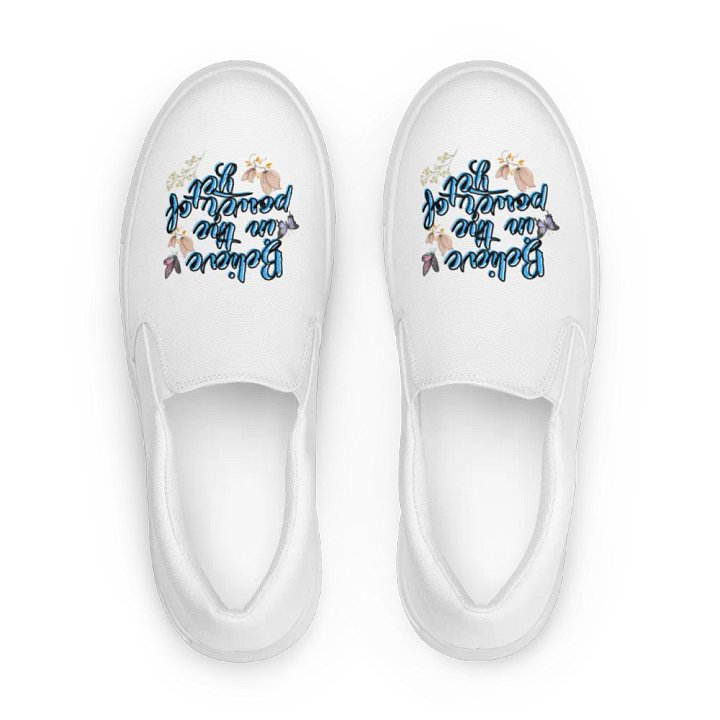 Believe in the Power of Yet Canvas Shoes product image (1)