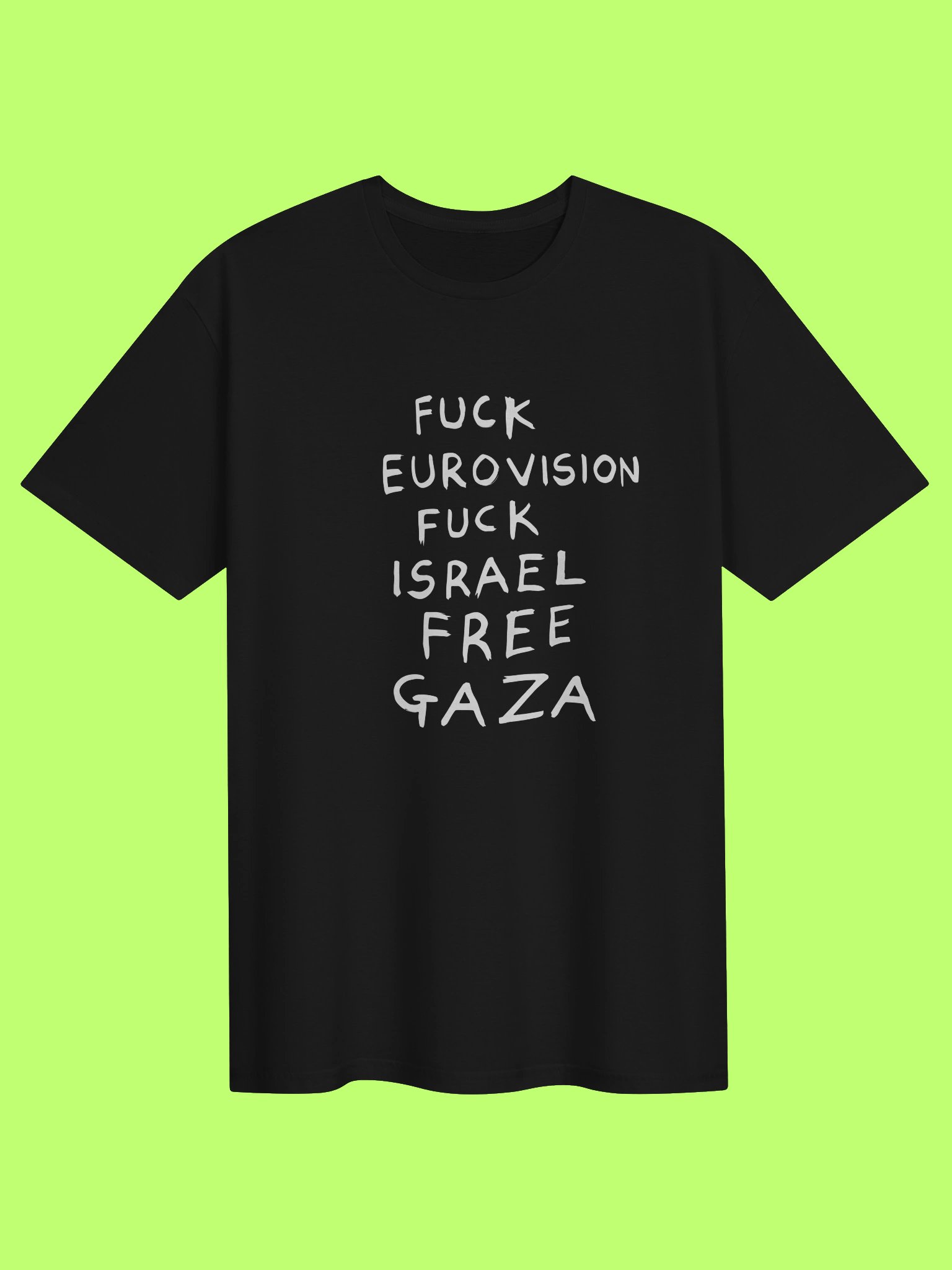 Fuck Eurovision Fuck Israel Free Gaza Shirt product image (151)