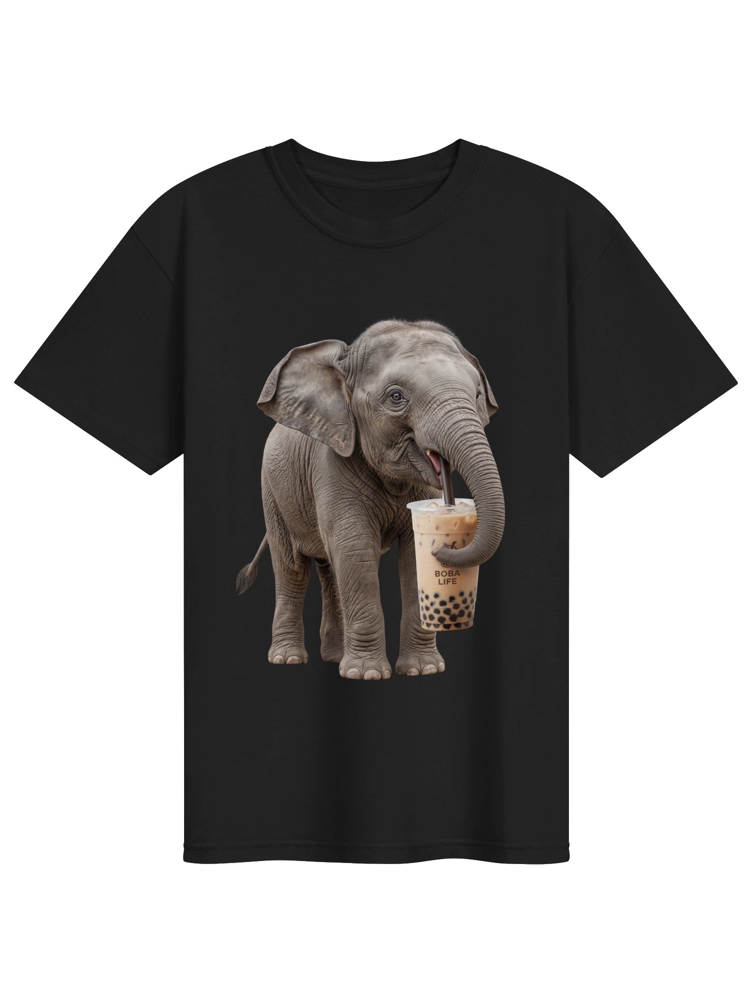 Boba Life Elephant Shirt - Cute Bubble Tea T-Shirt product image (12)