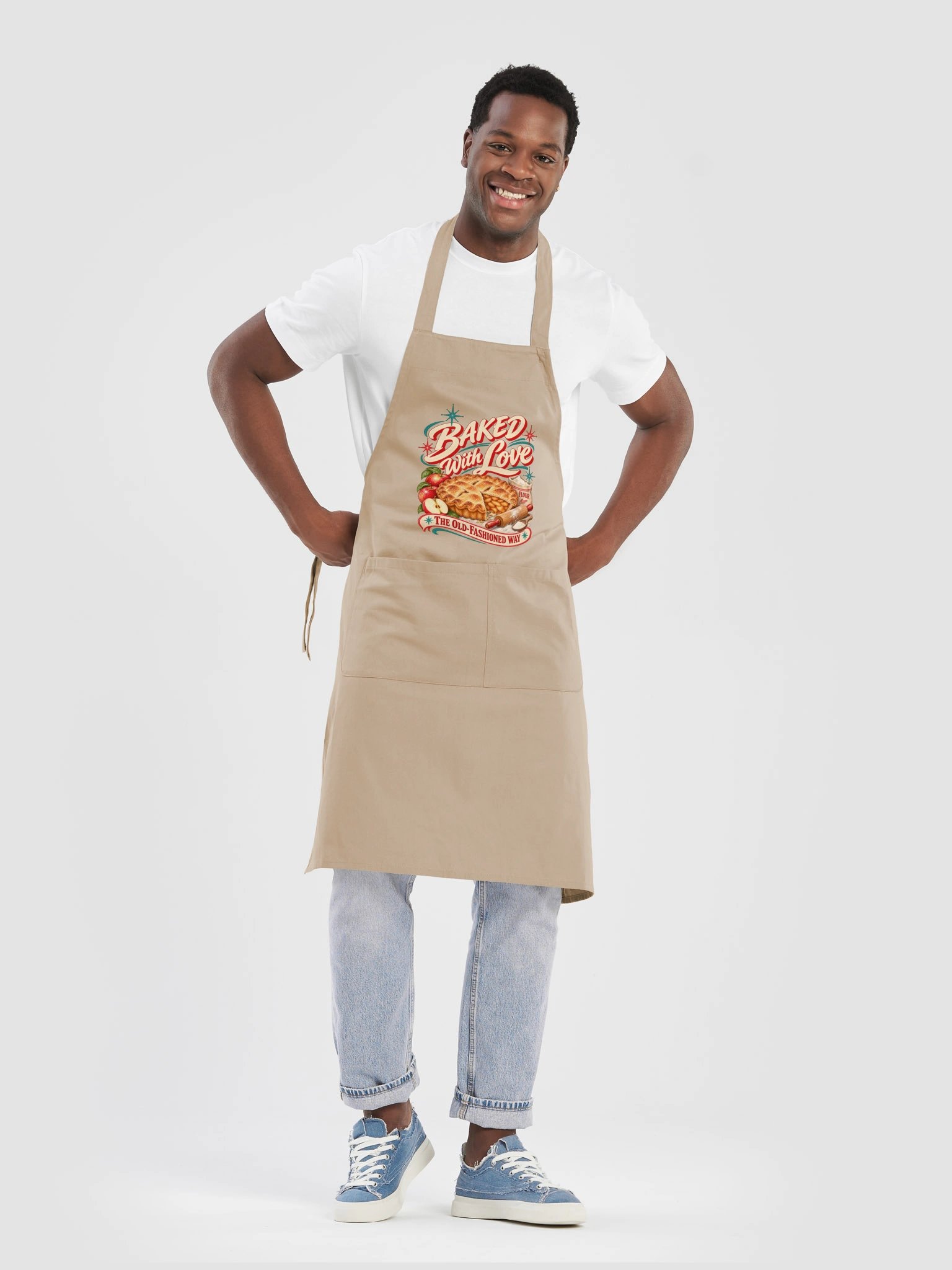 Baked With Love — Vintage Kitchen Apron product image (3)
