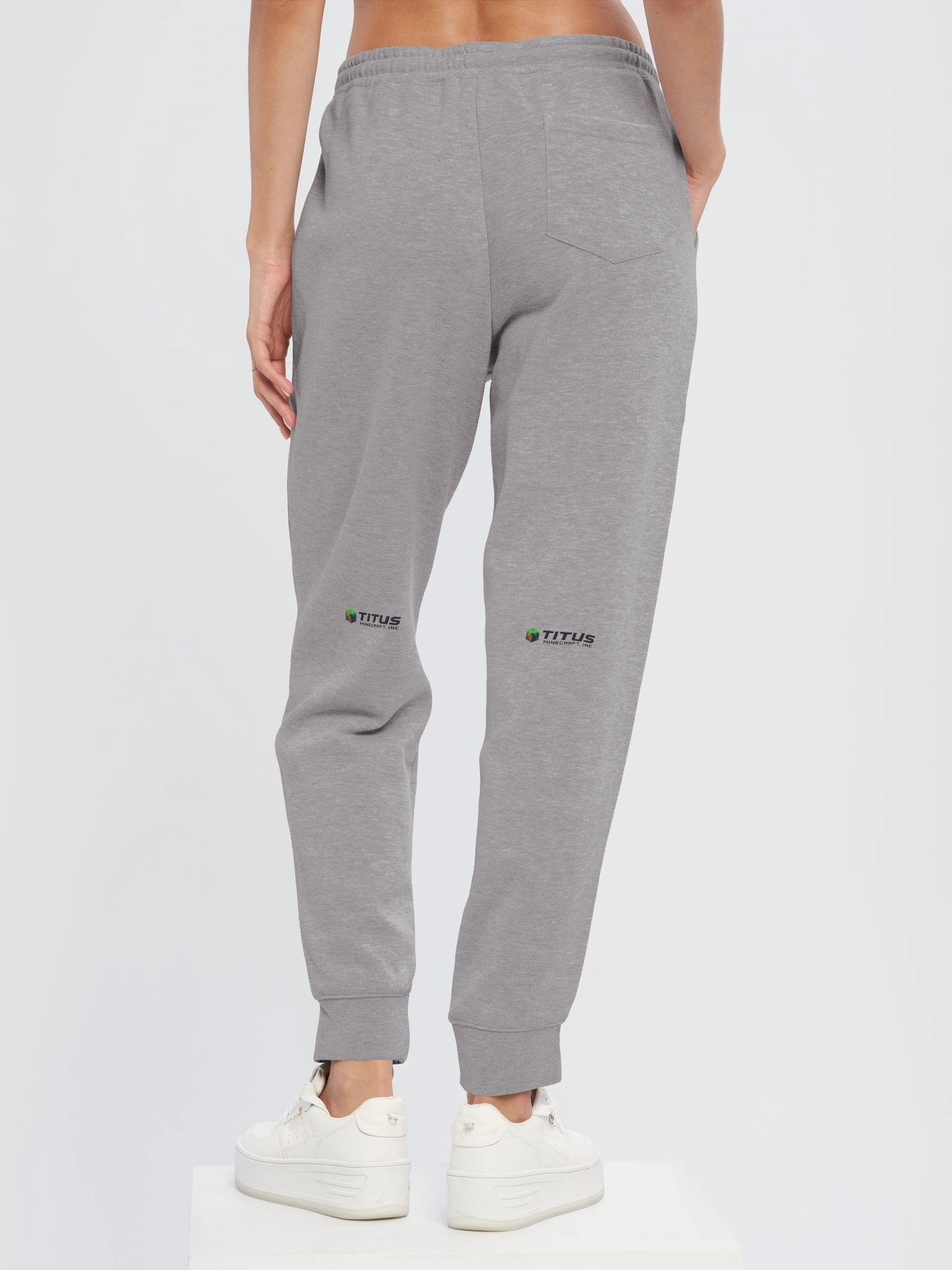 Pixelated Cube Logo Fleece Joggers product image (10)