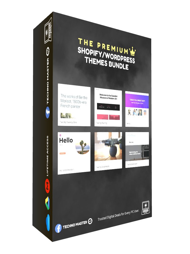 100+ Shopify / WordPress Themes Collection – Premium, Responsive, and Easy-to-Use Website Templates product image (1)