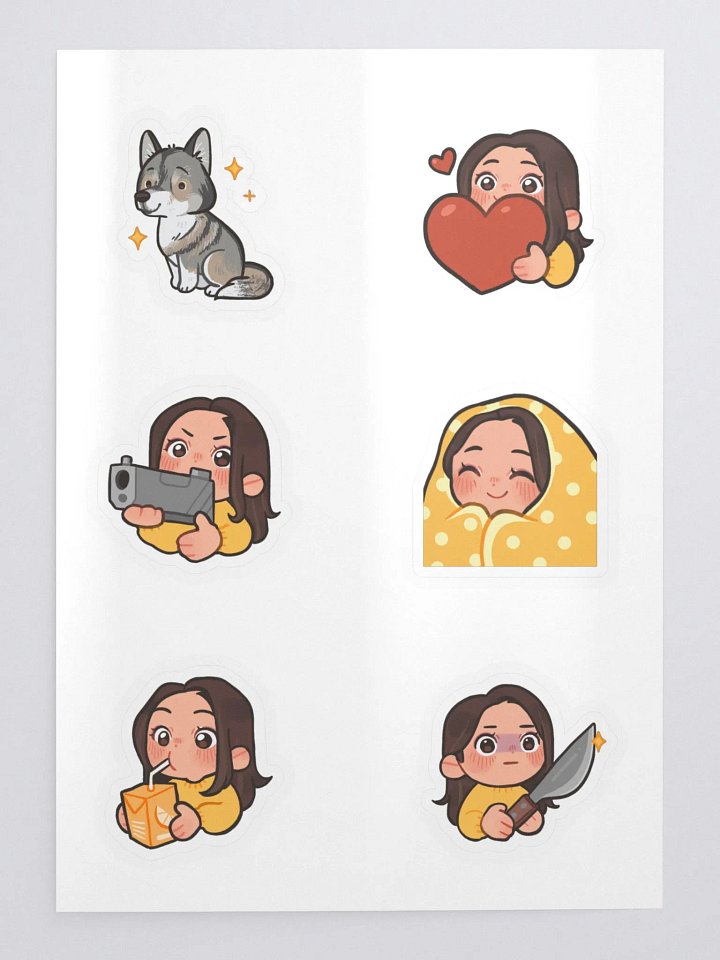 Kissy Sticker Sheet product image (1)