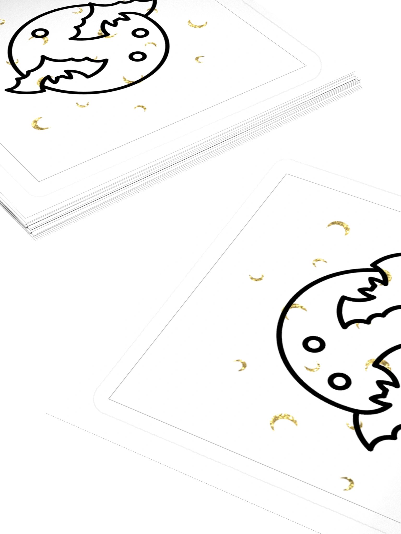 Mystic Moon Bat Kiss Cut Sticker product image (4)