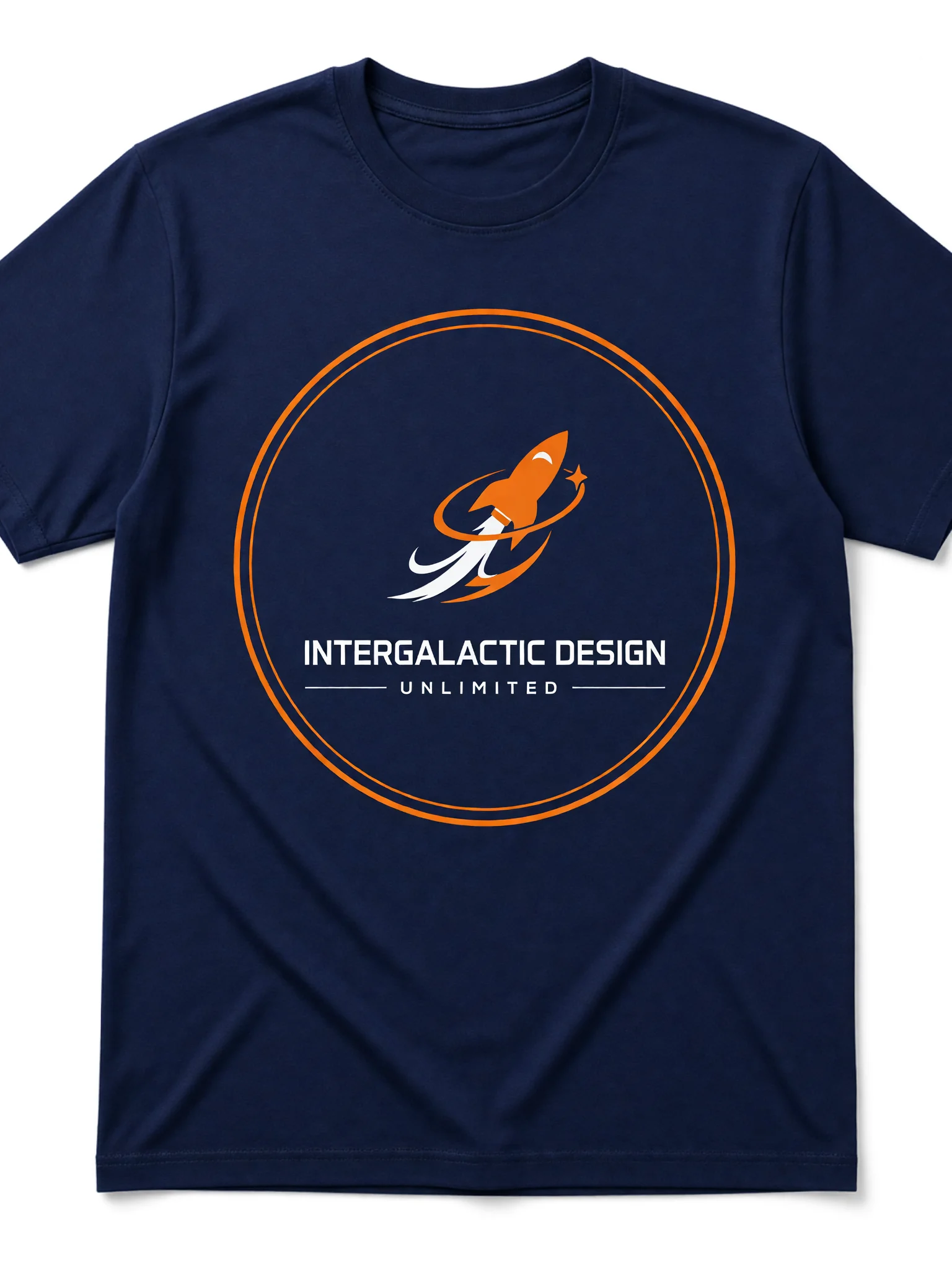 IDU Rocket Logo Tee (Navy) product image (12)