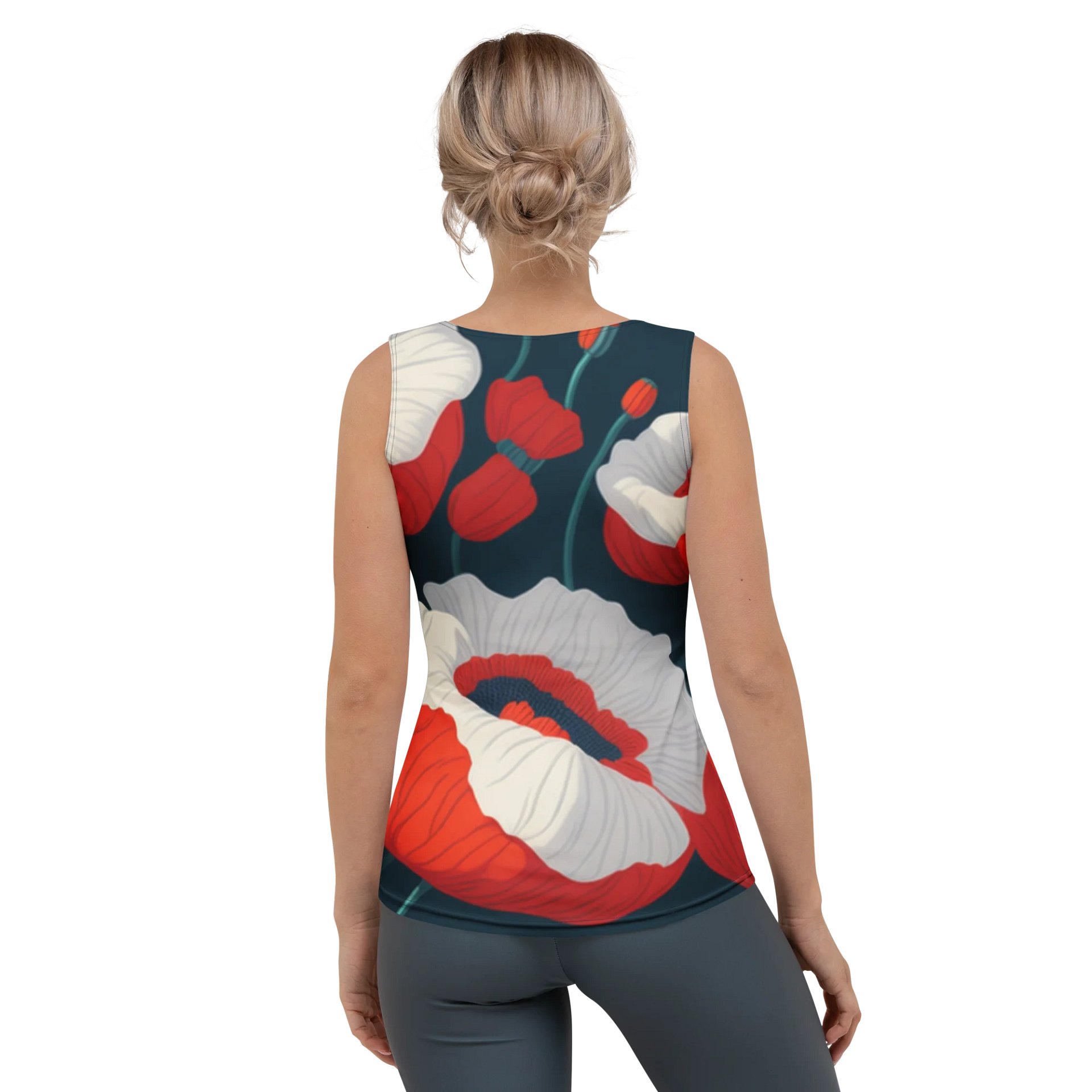 Barry Grady 'Poppies' All-Over Print Women's Tank Top product image (2)