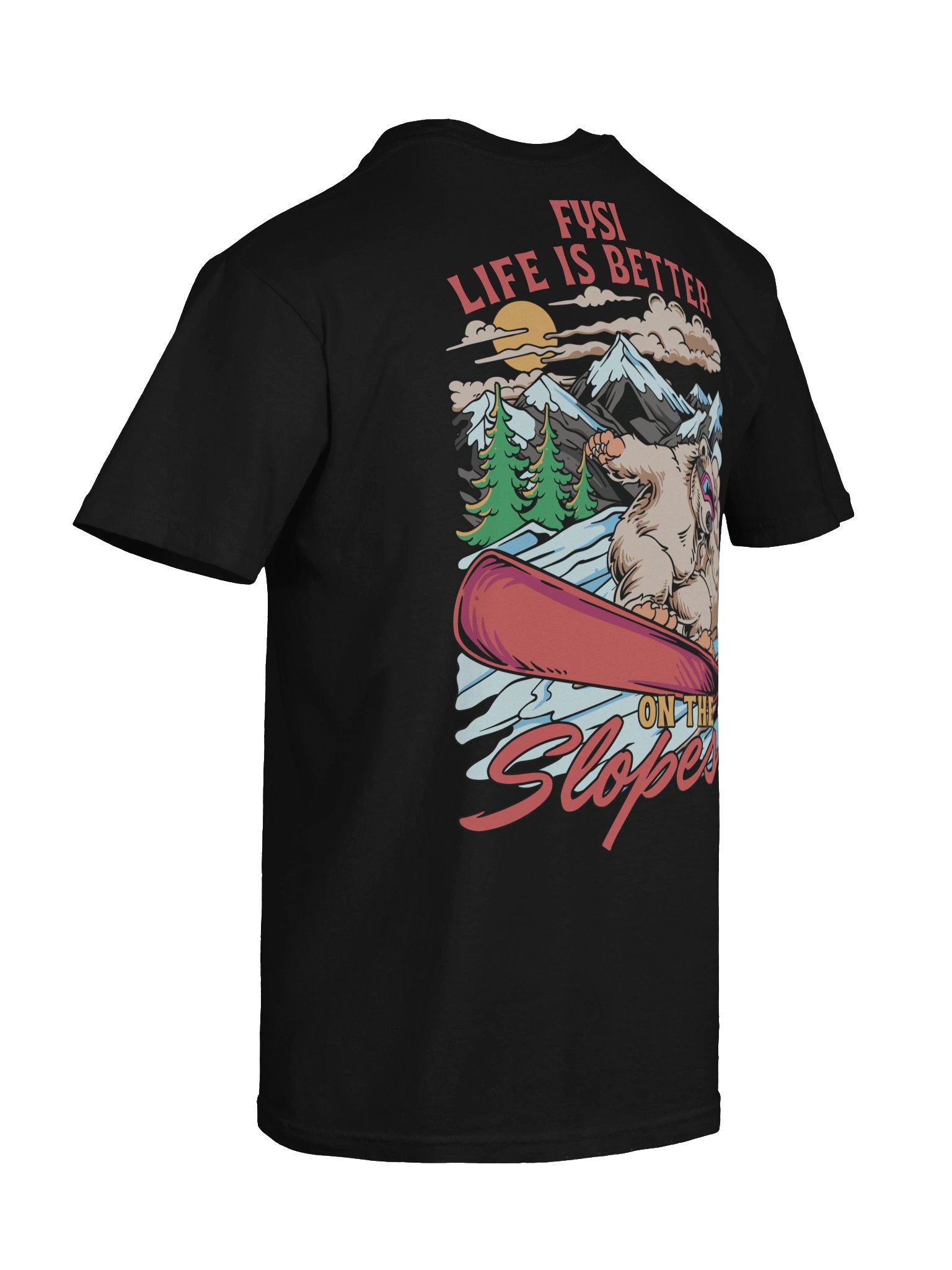 On the slopes organic Tee product image (8)