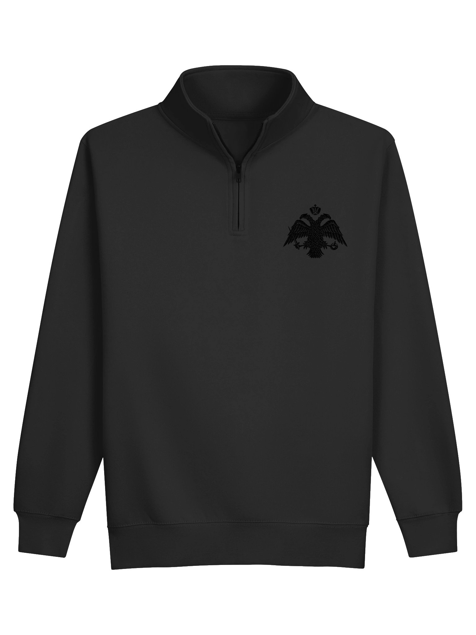 Monarchy Embroidered Quarter-Zip Sweatshirt product image (1)