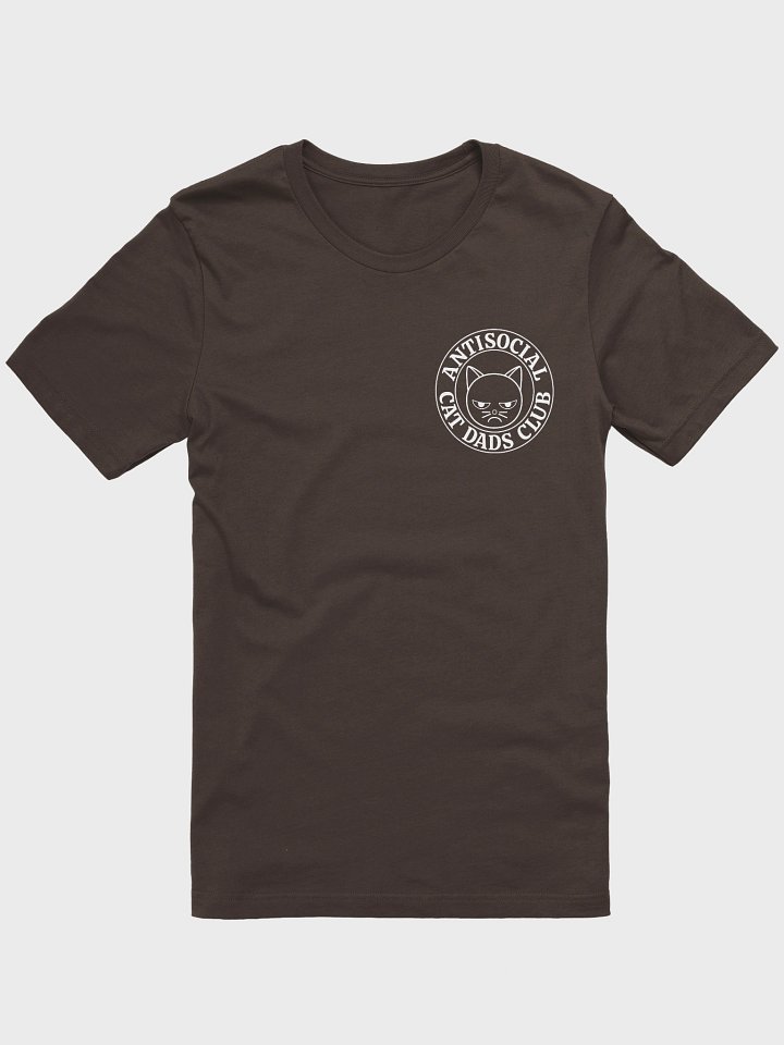 Antisocial Cat Dads Club 1 (Left Chest Print) - Unisex Adult Super Soft Lightweight T-shirt product image (1)