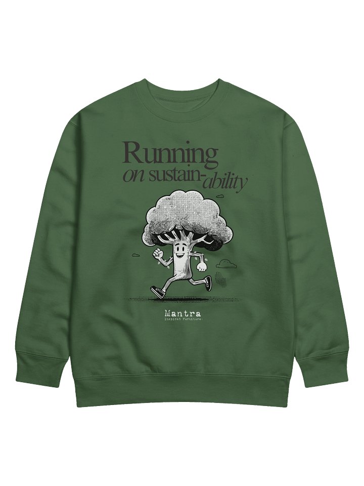 Running on Sustainability Crewneck Sweatshirt product image (1)