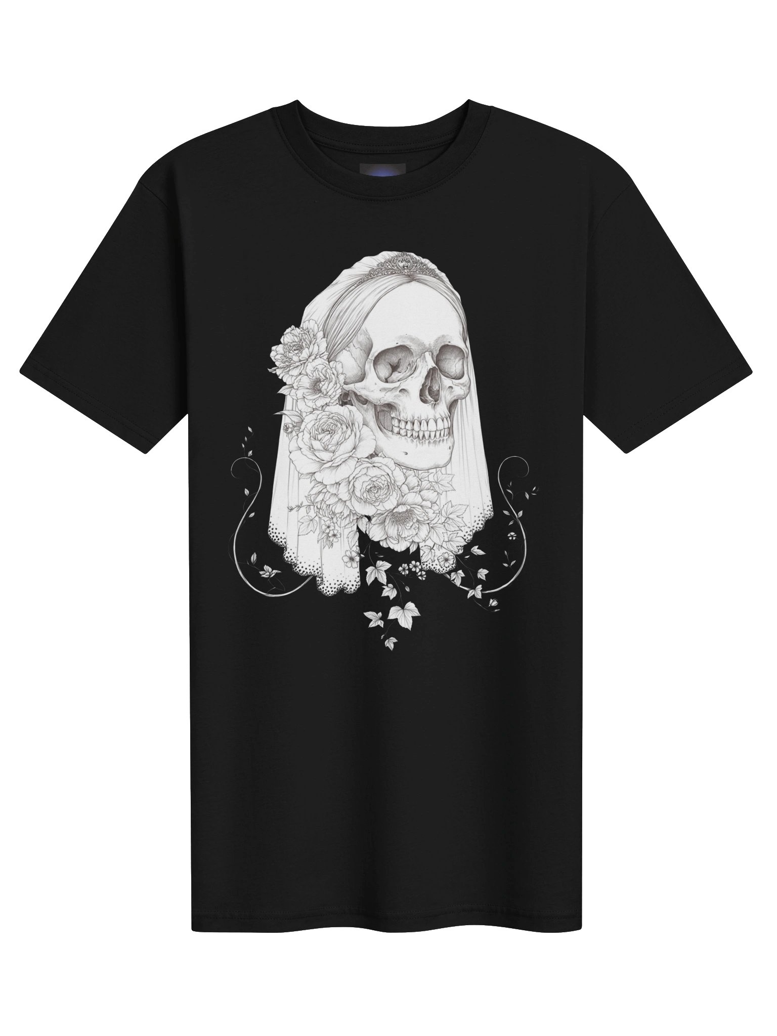 The Ivy Shroud // Veiled Skull Heavyweight Tee product image (3)