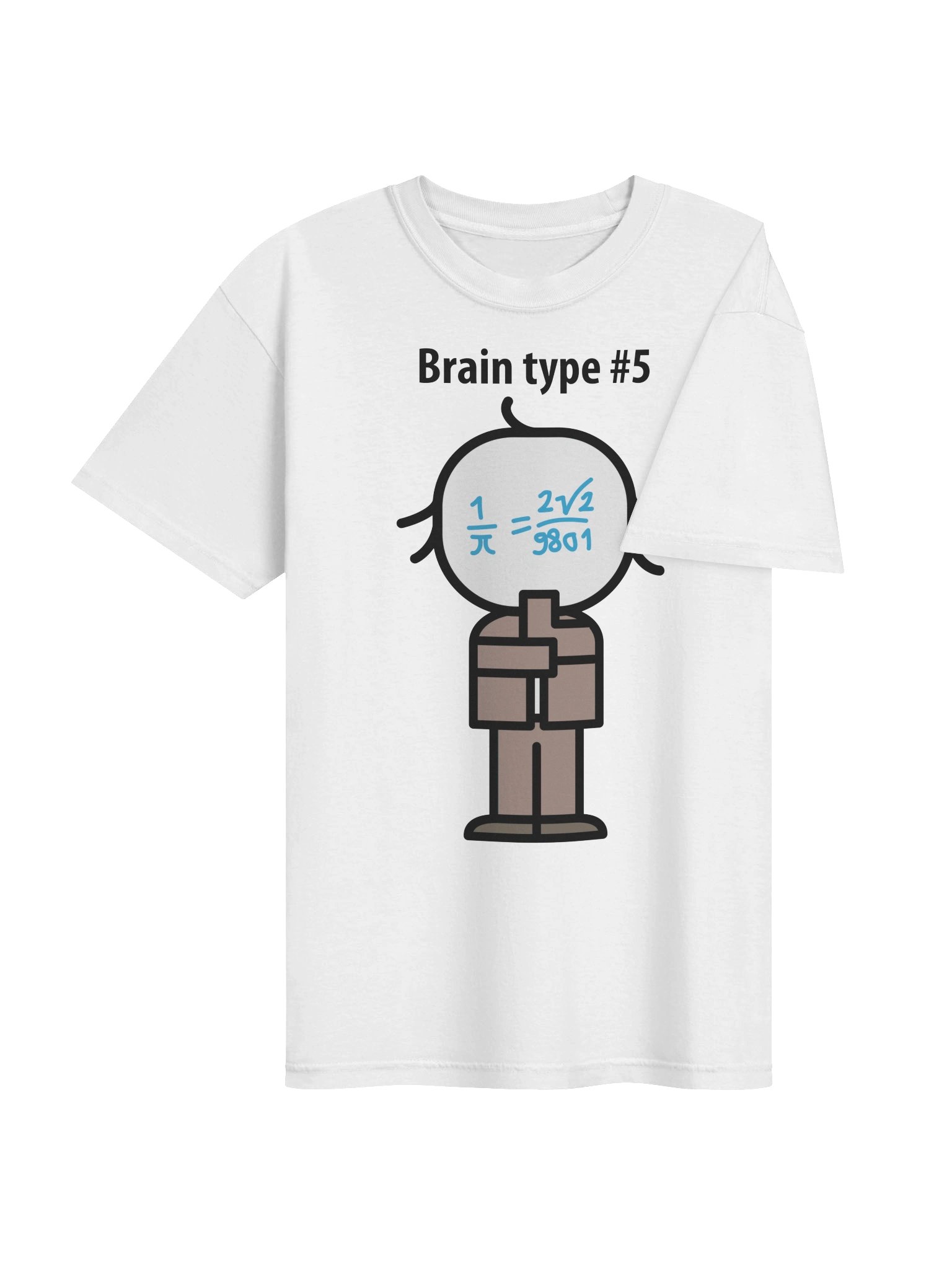 Brain type #5 T-shirt product image (4)