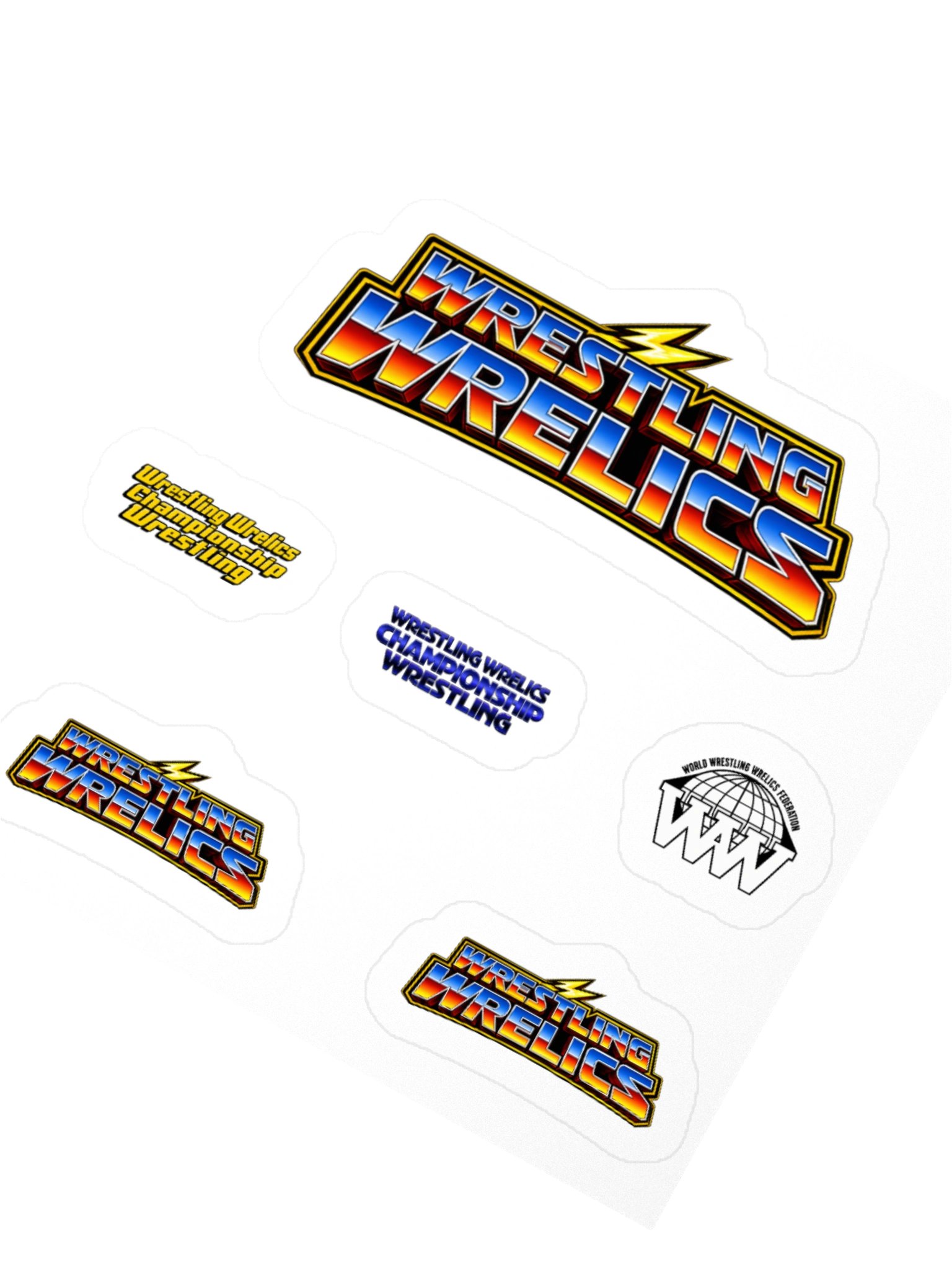 Wrestling Wrelics Kiss Cut Sticker Set product image (6)