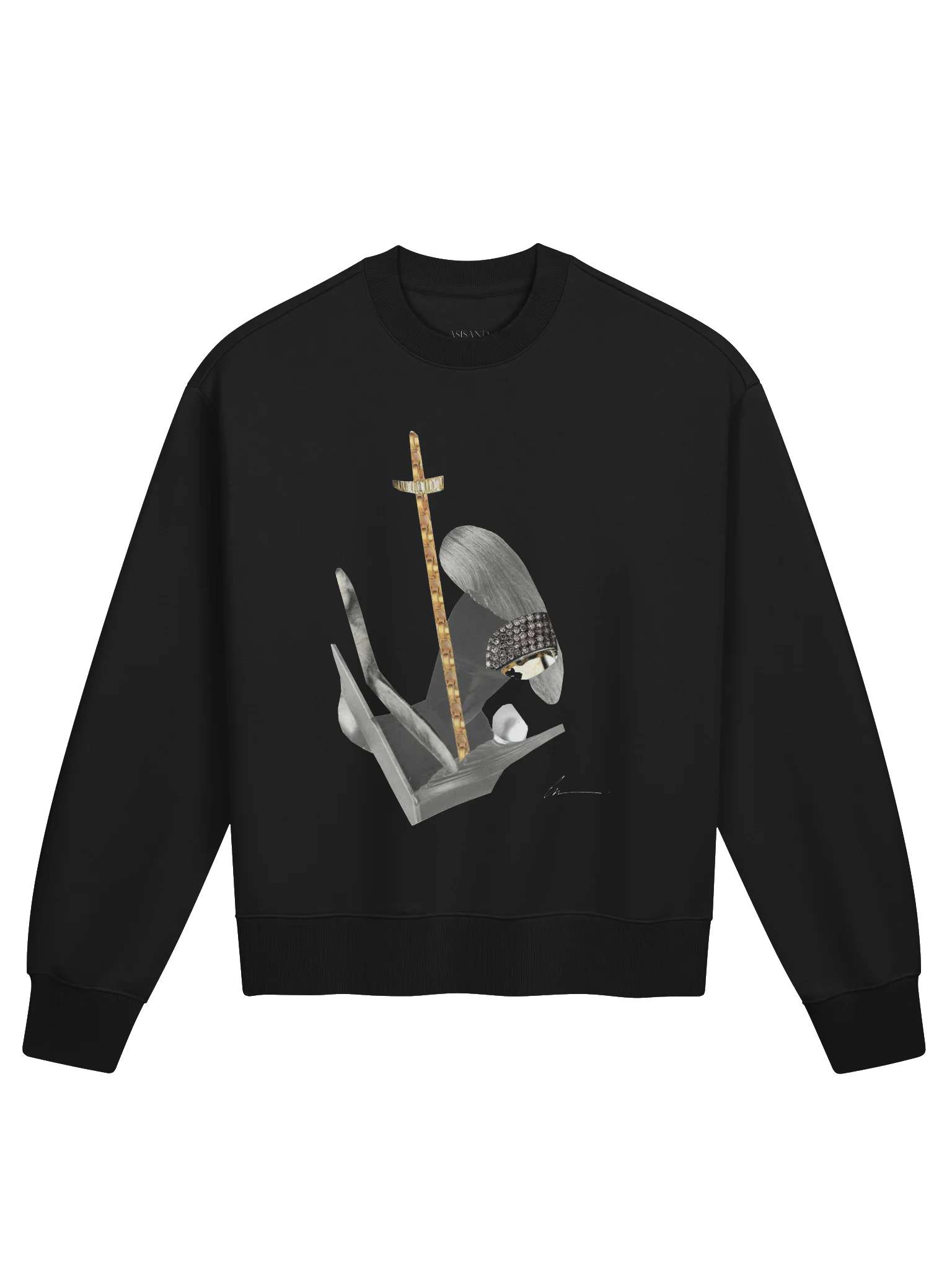 003 RISE UNISEX OVERSIZED SWEAT SHIRT BK 26 product image (1)