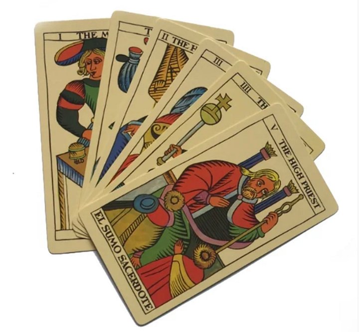‏ Spanish Tarot 78pcs بطاقات التاروت الإسباني الكلاسيكية product image (2)