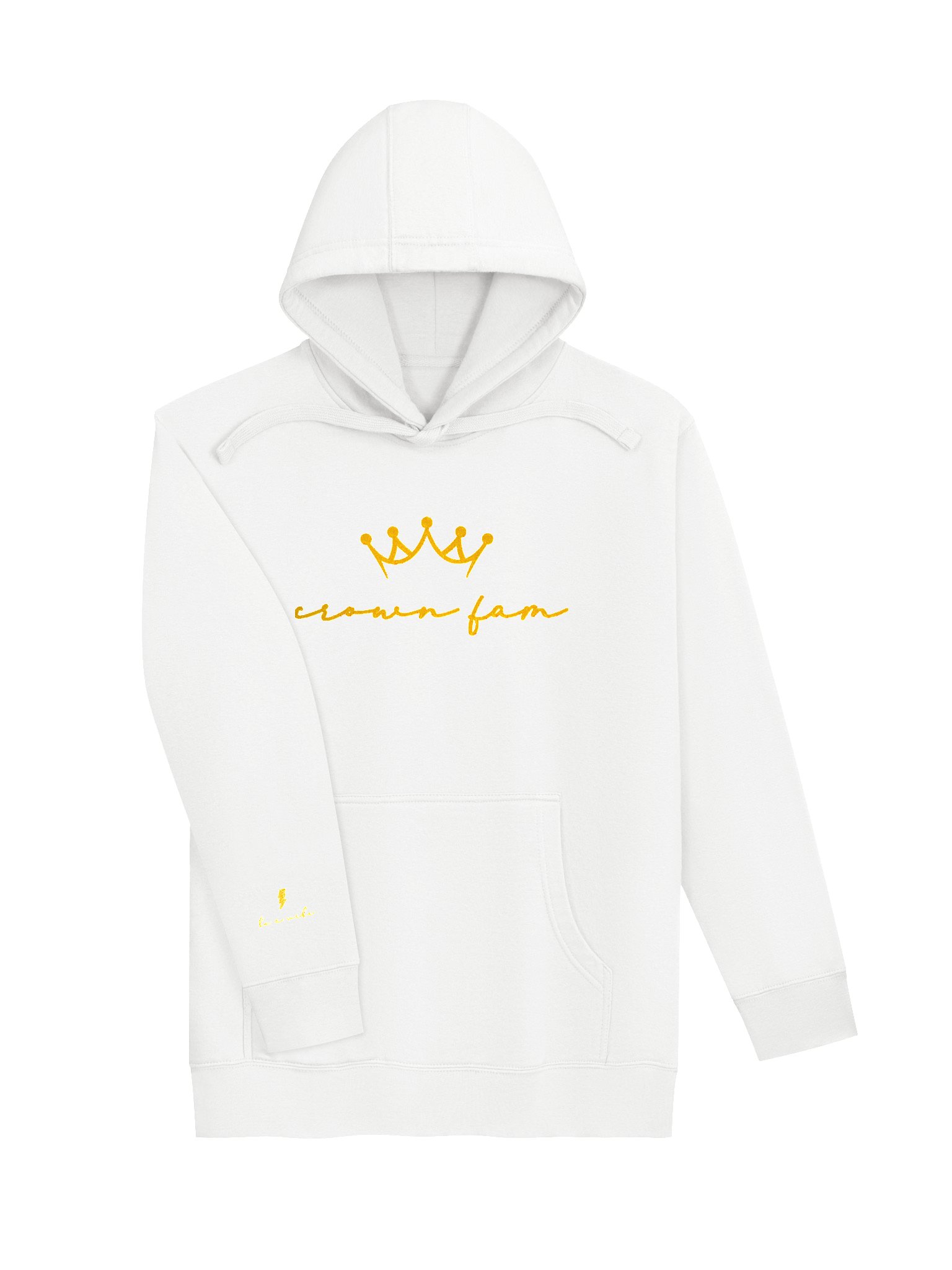 Original Crown Fam Unisex Hoodie (Gold Logo) product image (25)