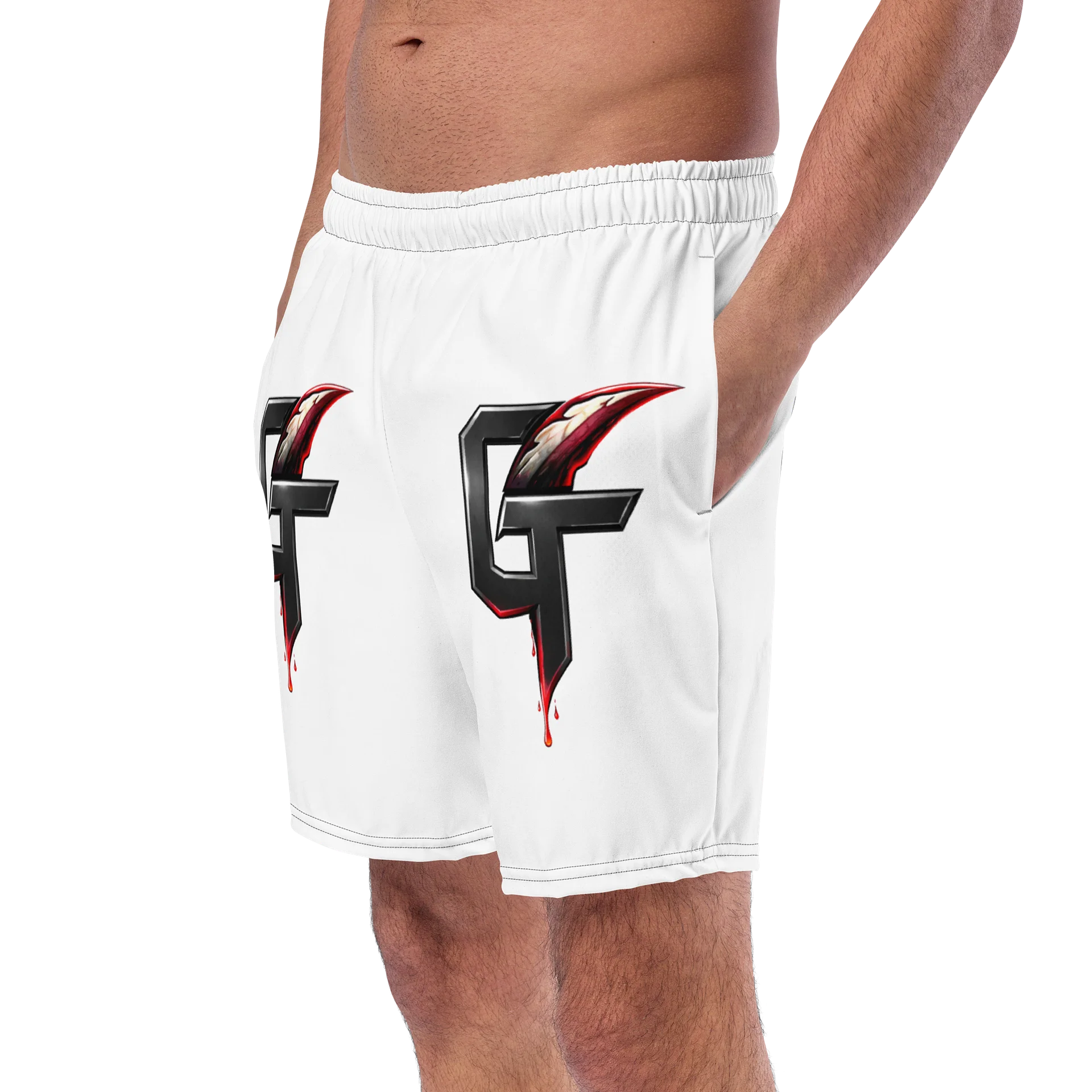 GnarlyToenail Logo Men's Swim Trunks product image (2)