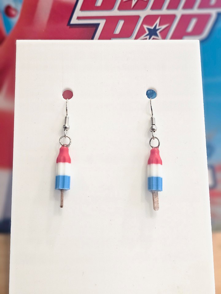 4th of July bomb pop earrings product image (1)