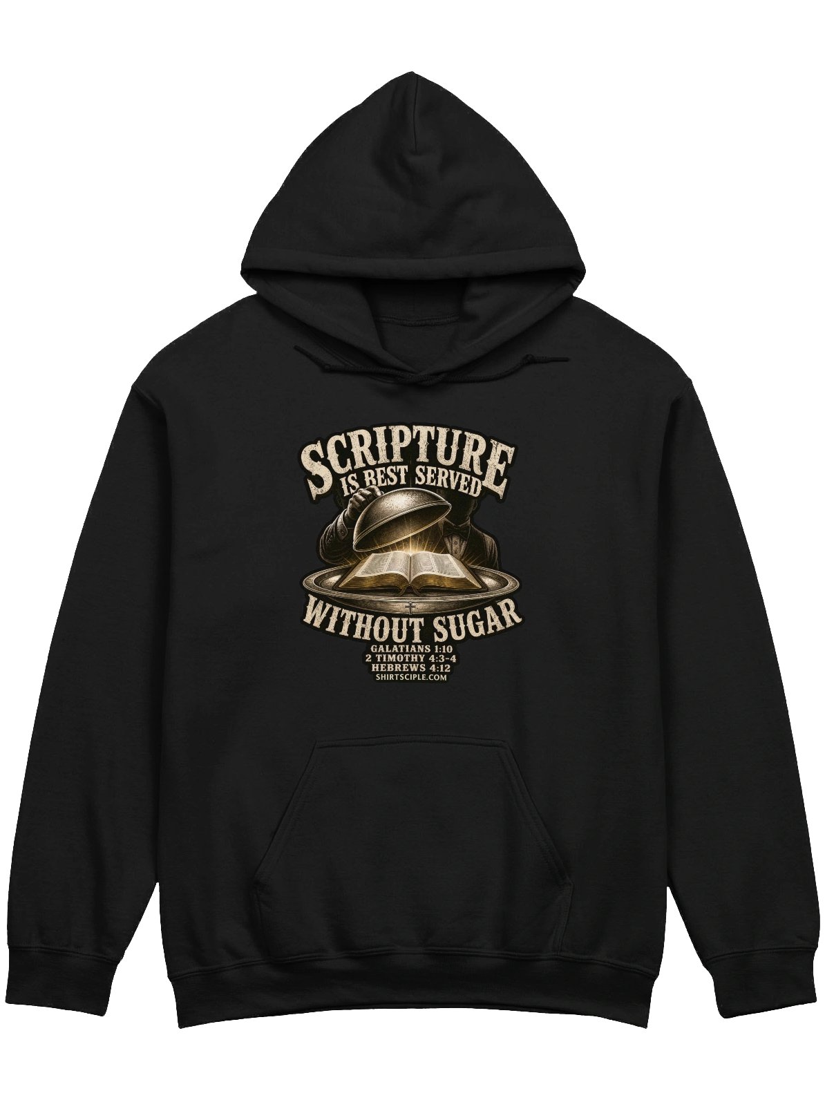 Scripture Is Best Served Without Sugar Hoodie product image (1)