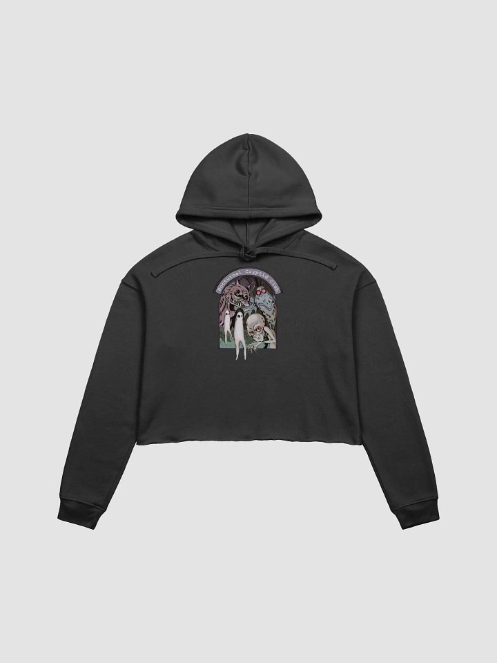 Nocturnal Cryptids Club Crop Hoodie product image (1)